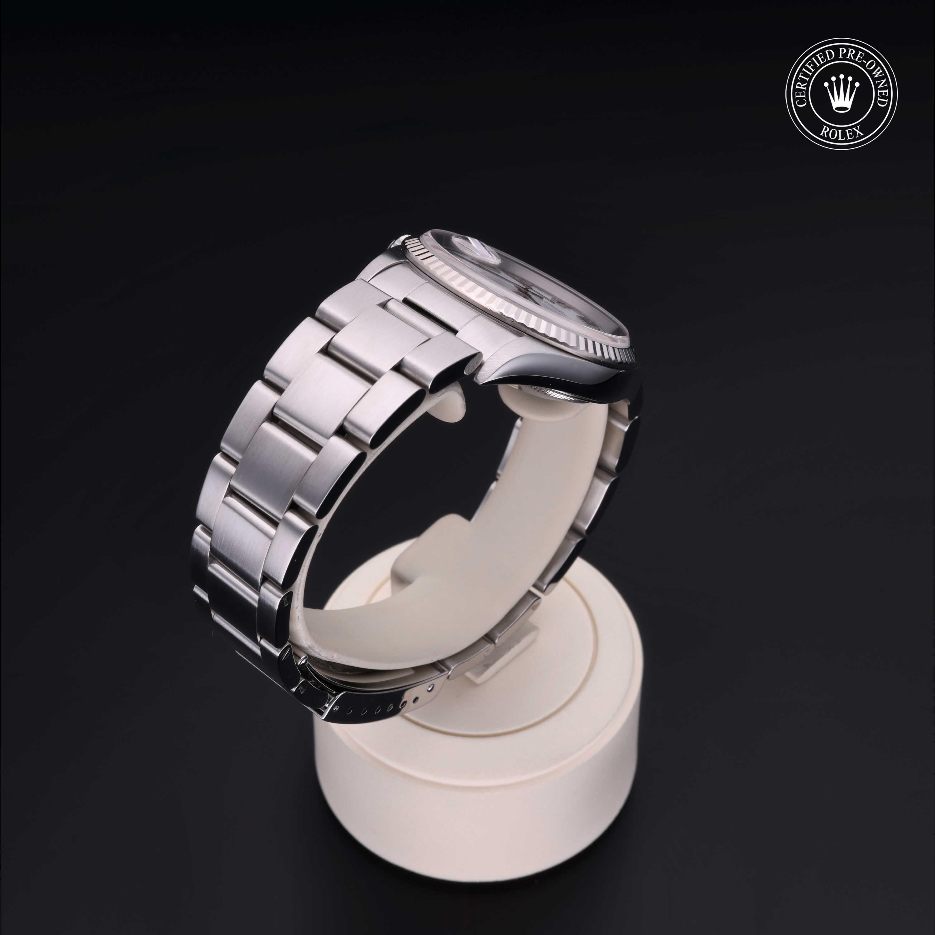 Rolex Datejust in Rolesor 18 Carat White M16234-0045 at Heller Jewelers
