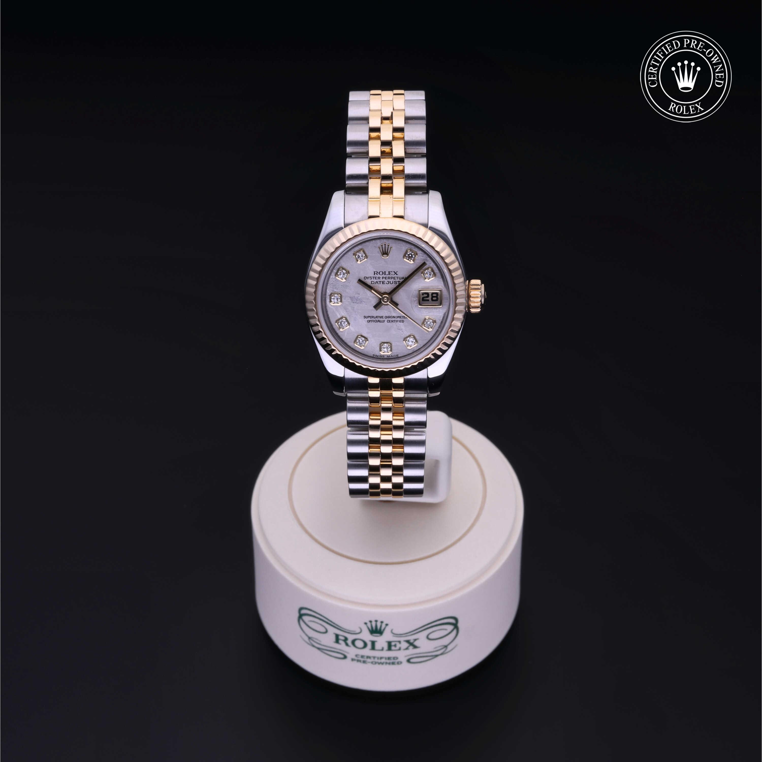 Rolex Lady-Datejust in Rolesor 18 Carat Yellow M179173-0118 at Heller Jewelers