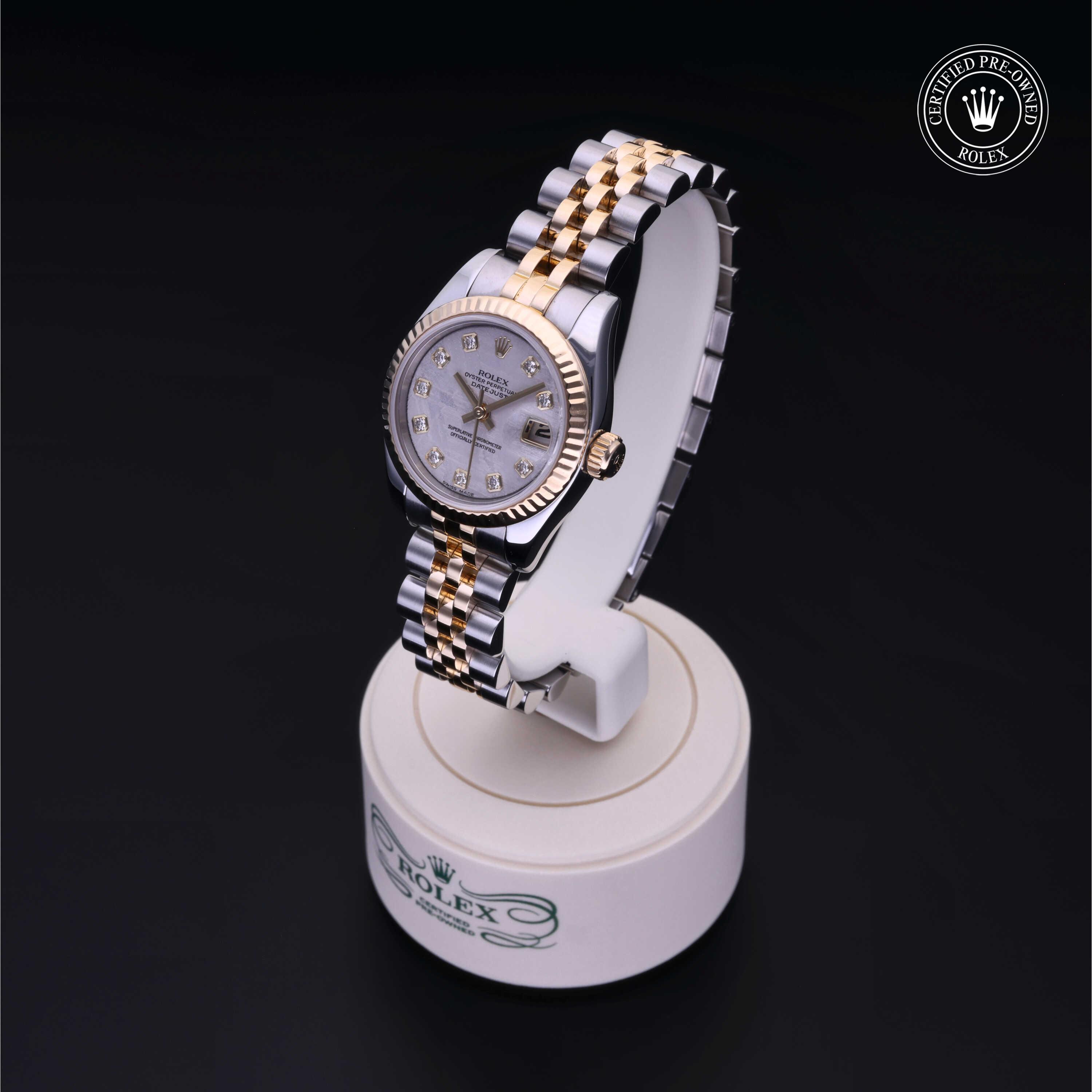 Rolex Lady-Datejust in Rolesor 18 Carat Yellow M179173-0118 at Heller Jewelers