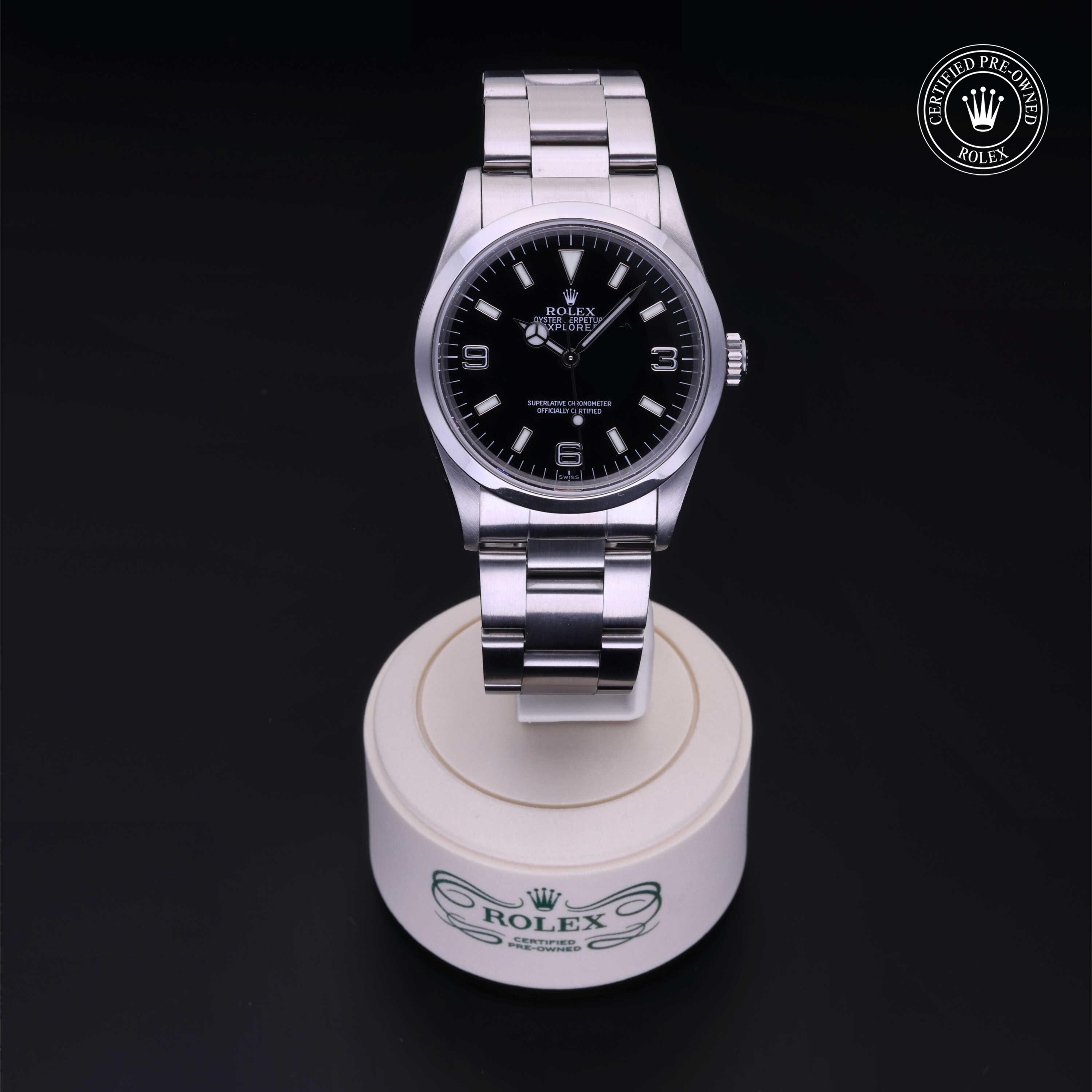 Rolex Explorer in Steel M14270-0003 at Heller Jewelers