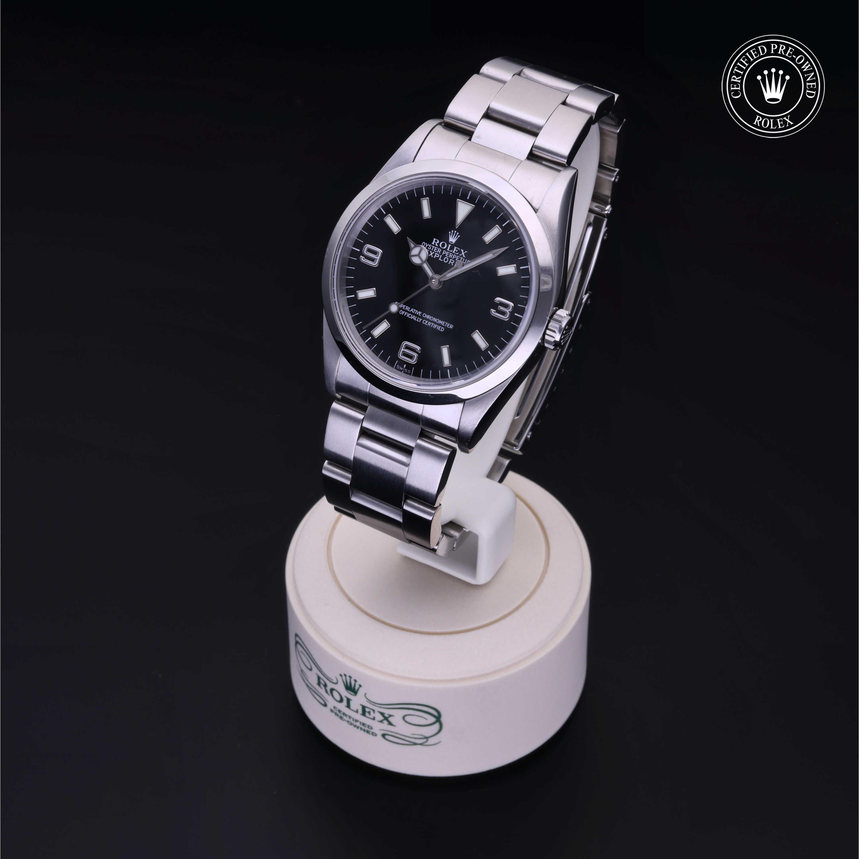 Rolex Explorer in Steel M14270-0003 at Heller Jewelers
