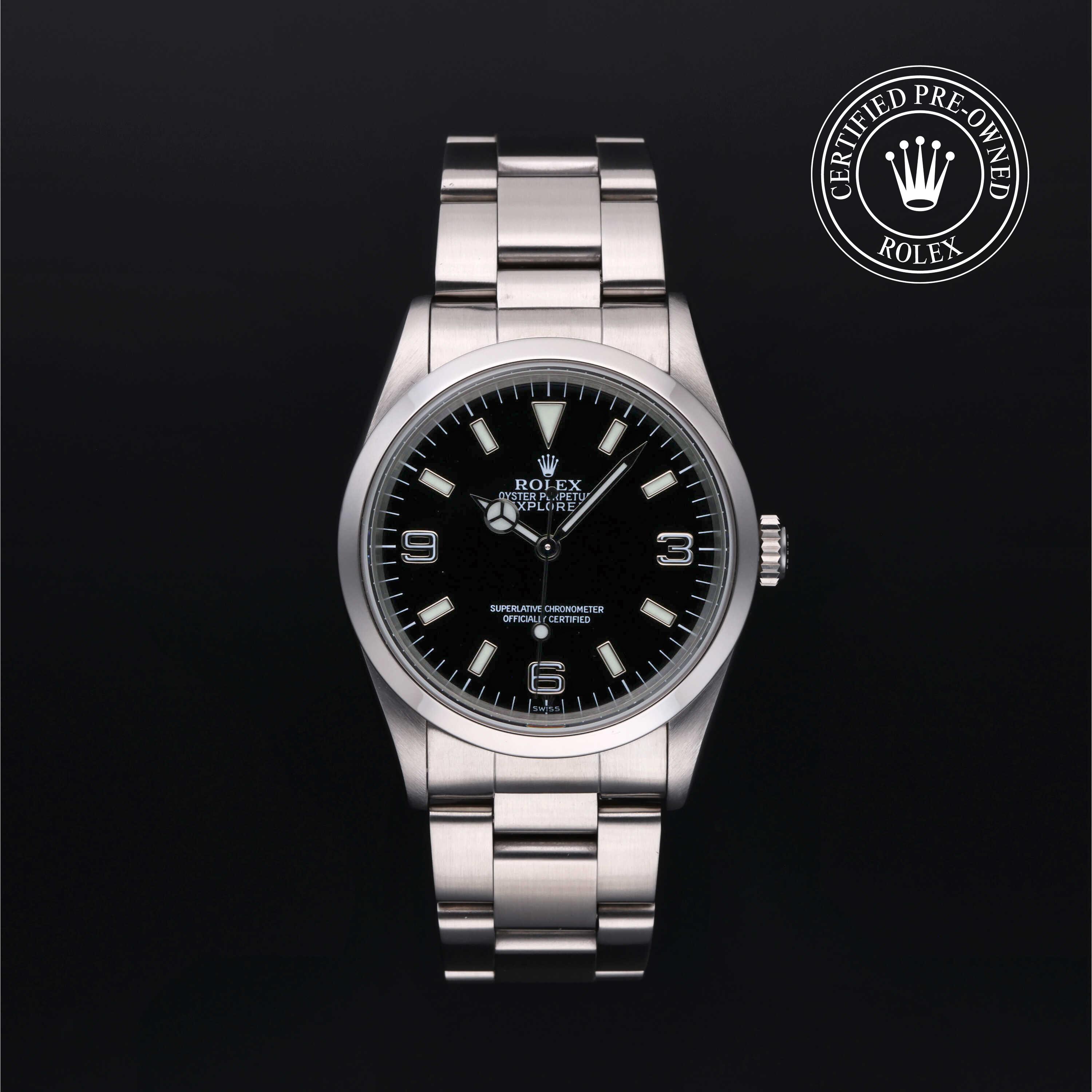 Rolex Explorer in Steel M14270-0003 at Heller Jewelers