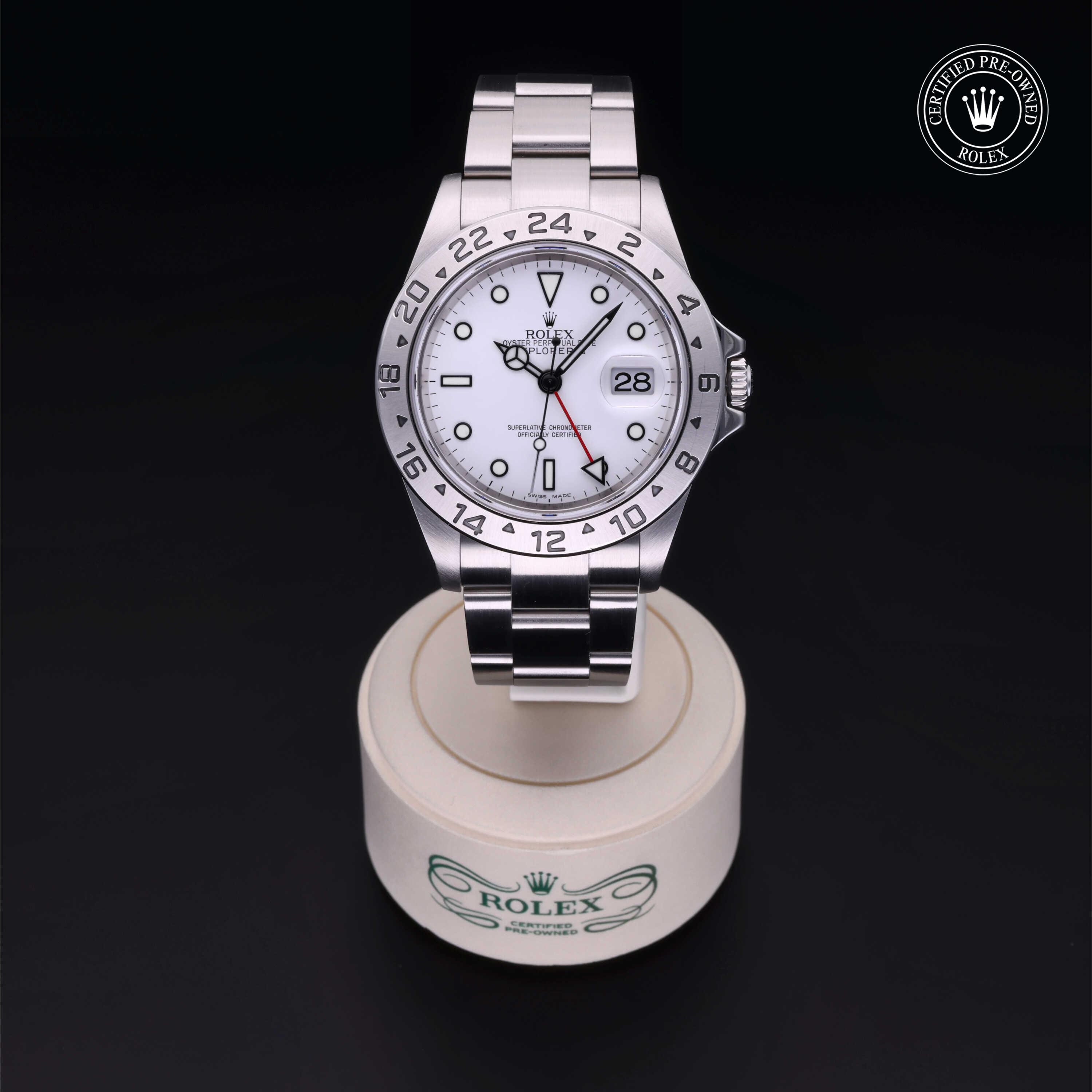 Rolex Explorer II in Steel M16570-0006 at Heller Jewelers