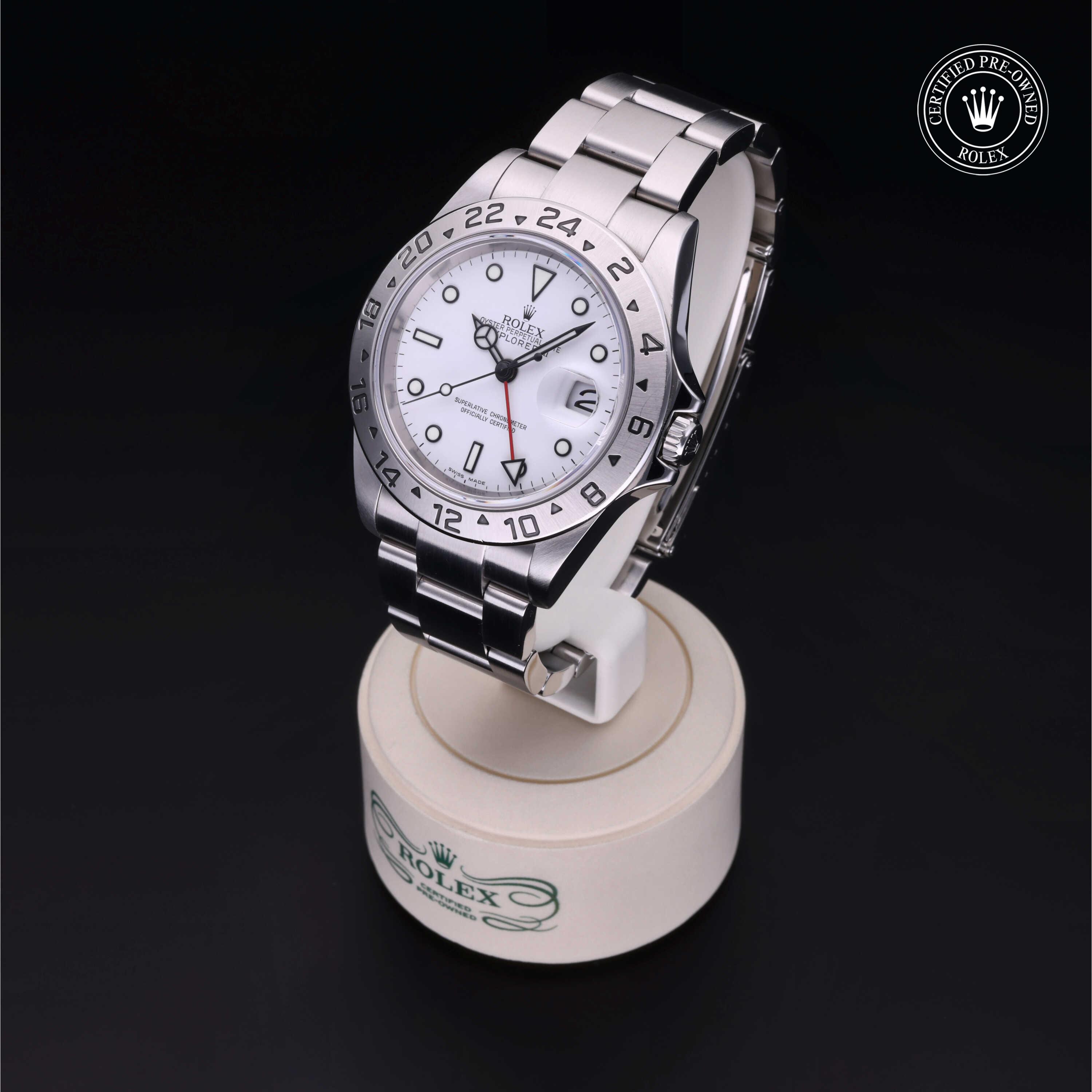 Rolex Explorer II in Steel M16570-0006 at Heller Jewelers