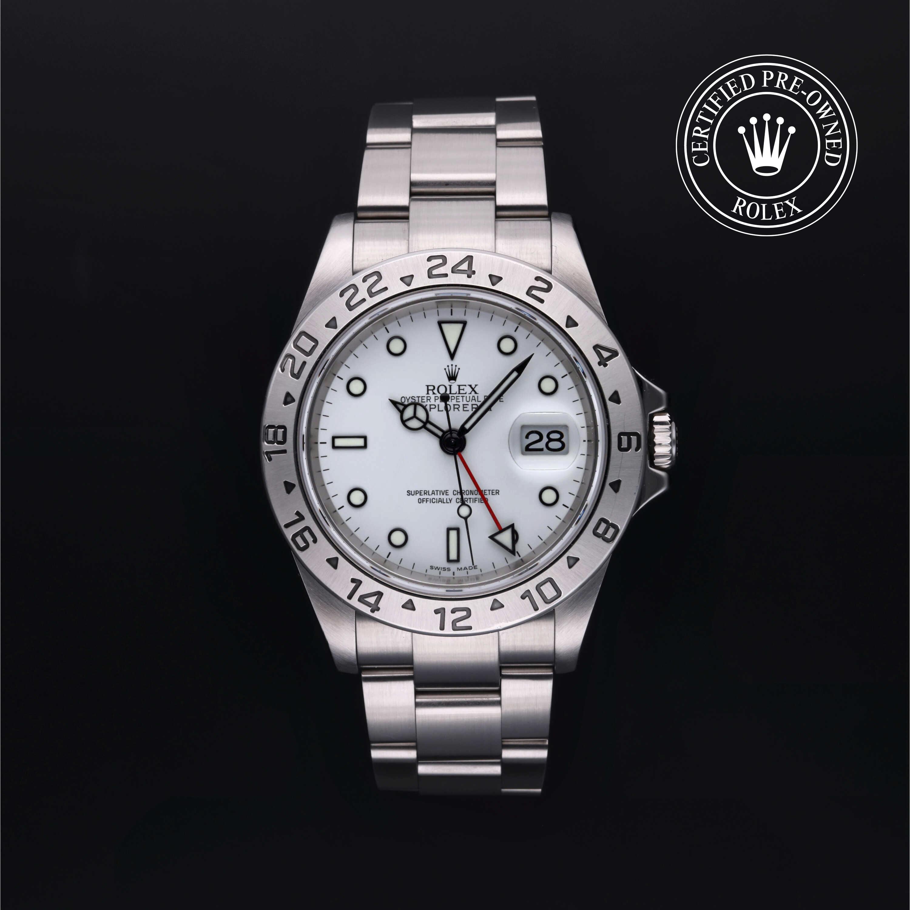 Rolex Explorer II in Steel M16570-0006 at Heller Jewelers