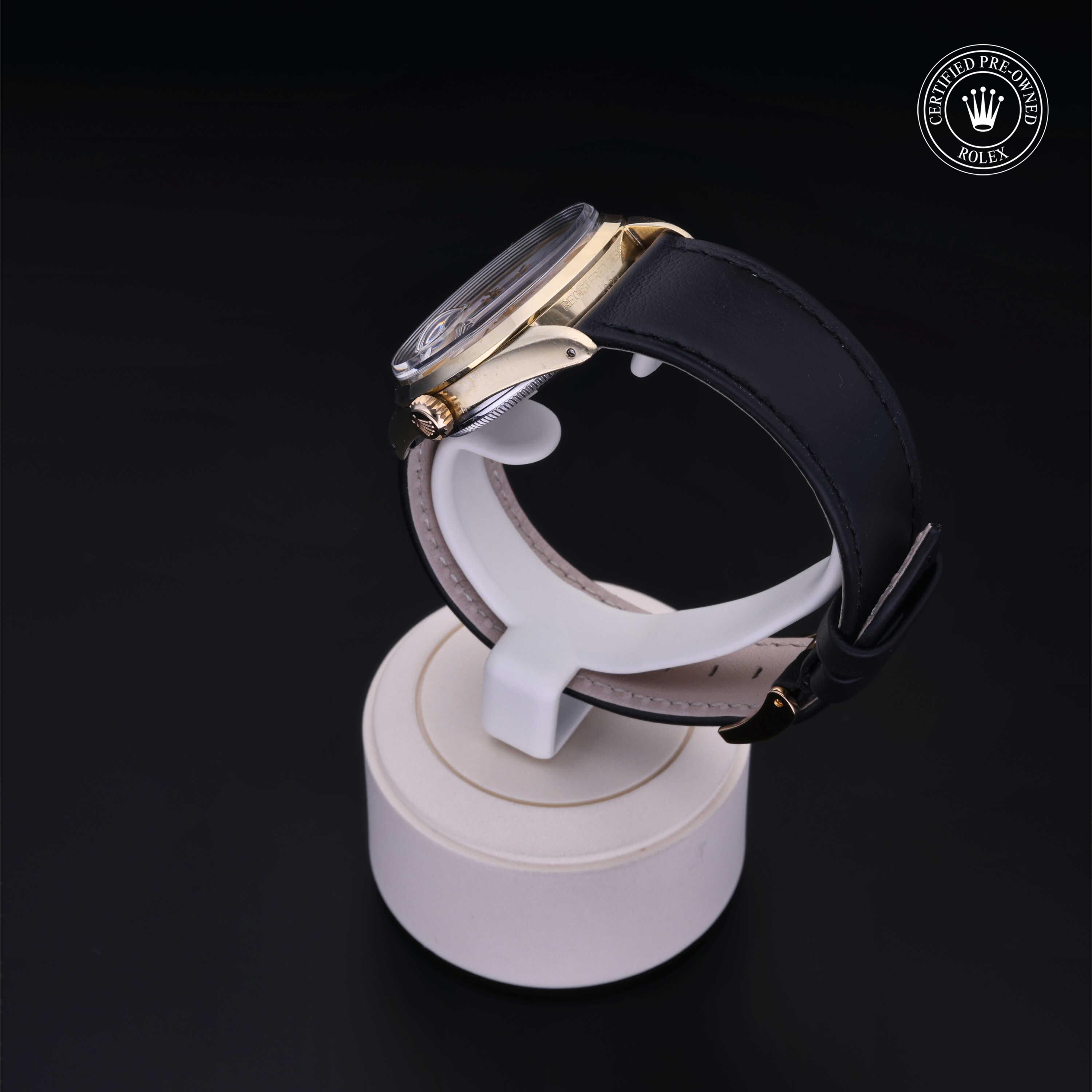 Rolex Oyster Perpetual in 14 CT yellow gold plated covering  at Heller Jewelers