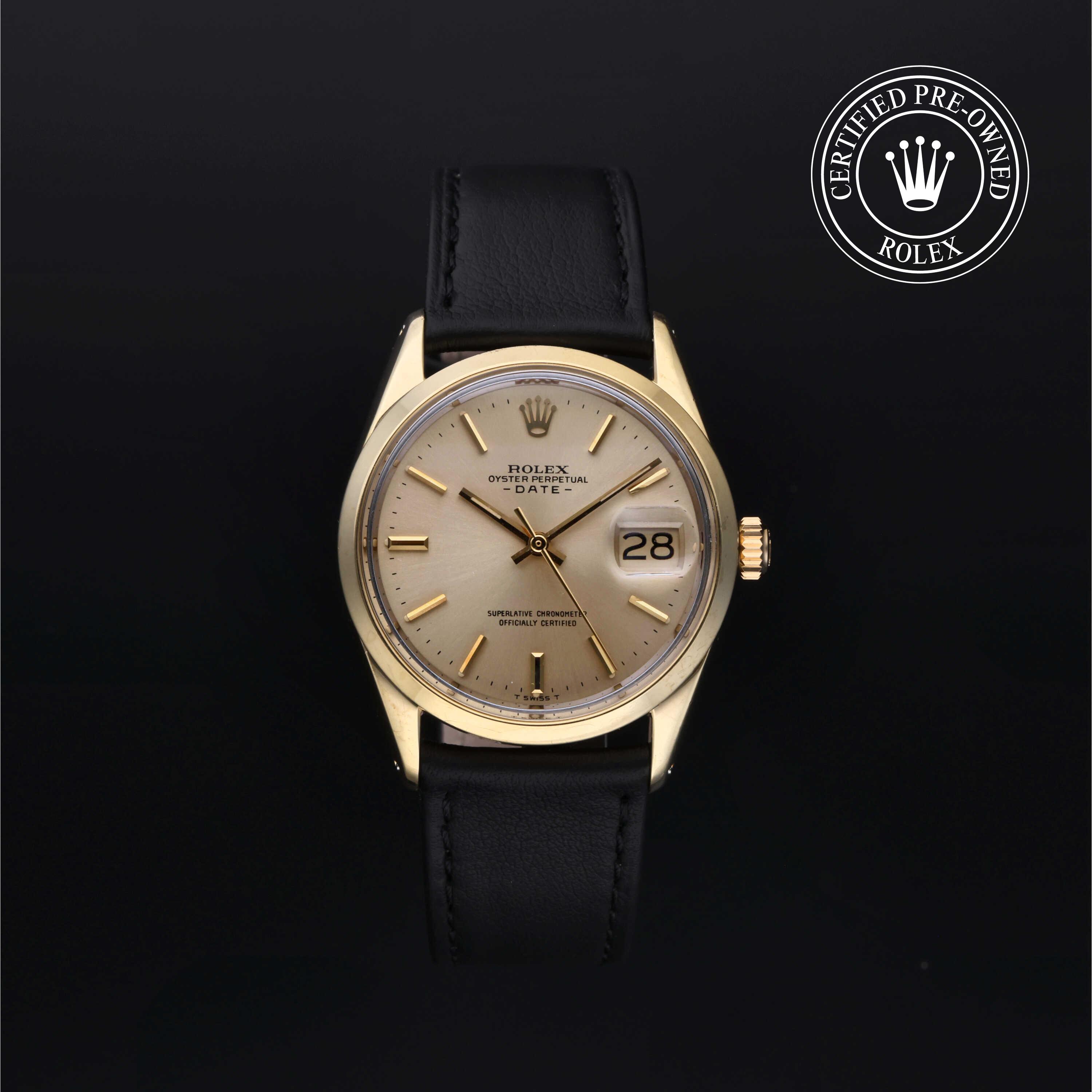 Rolex Oyster Perpetual in 14 CT yellow gold plated covering  at Heller Jewelers