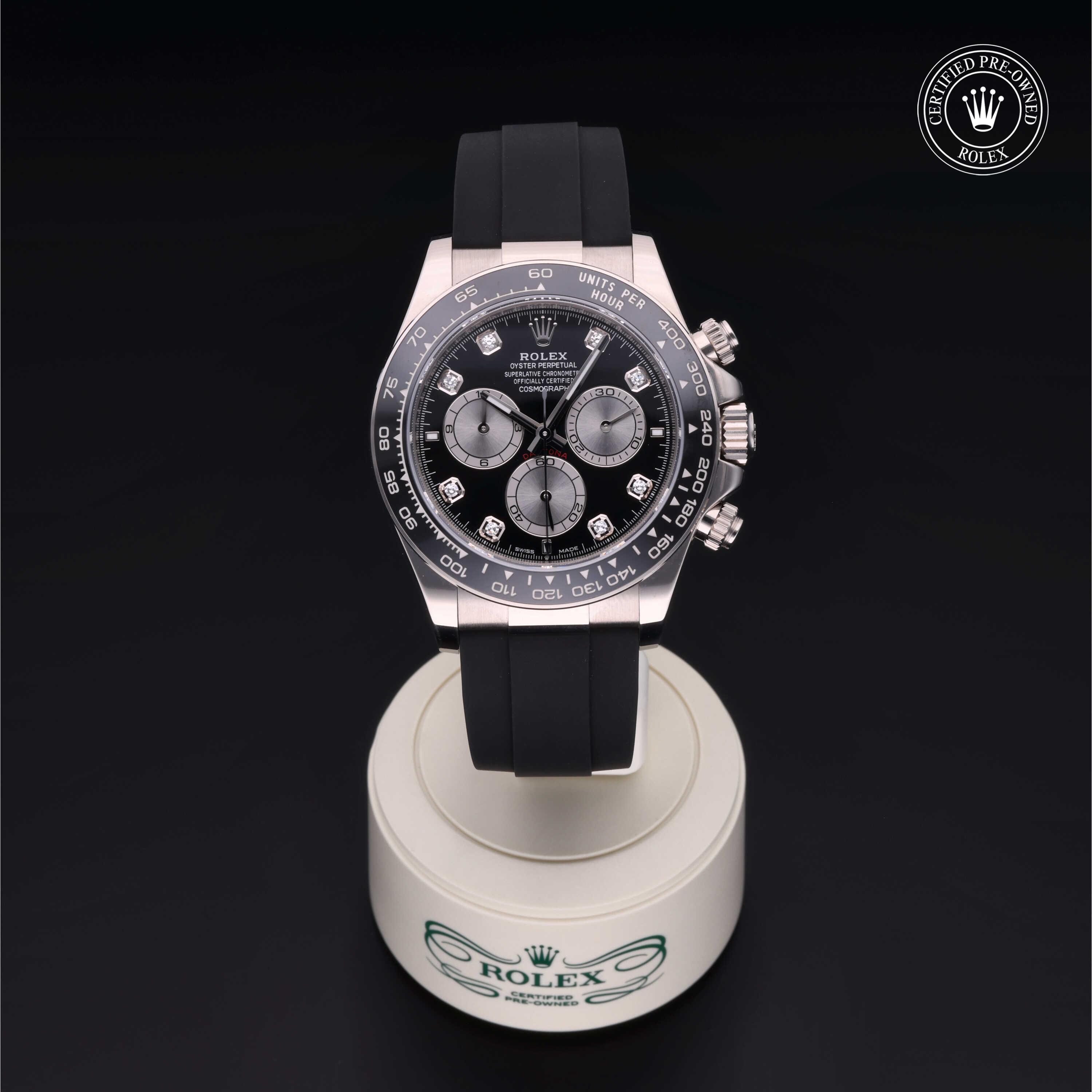 Rolex Cosmograph Daytona in Gold 18 Carat White M126519LN-0003 at Heller Jewelers