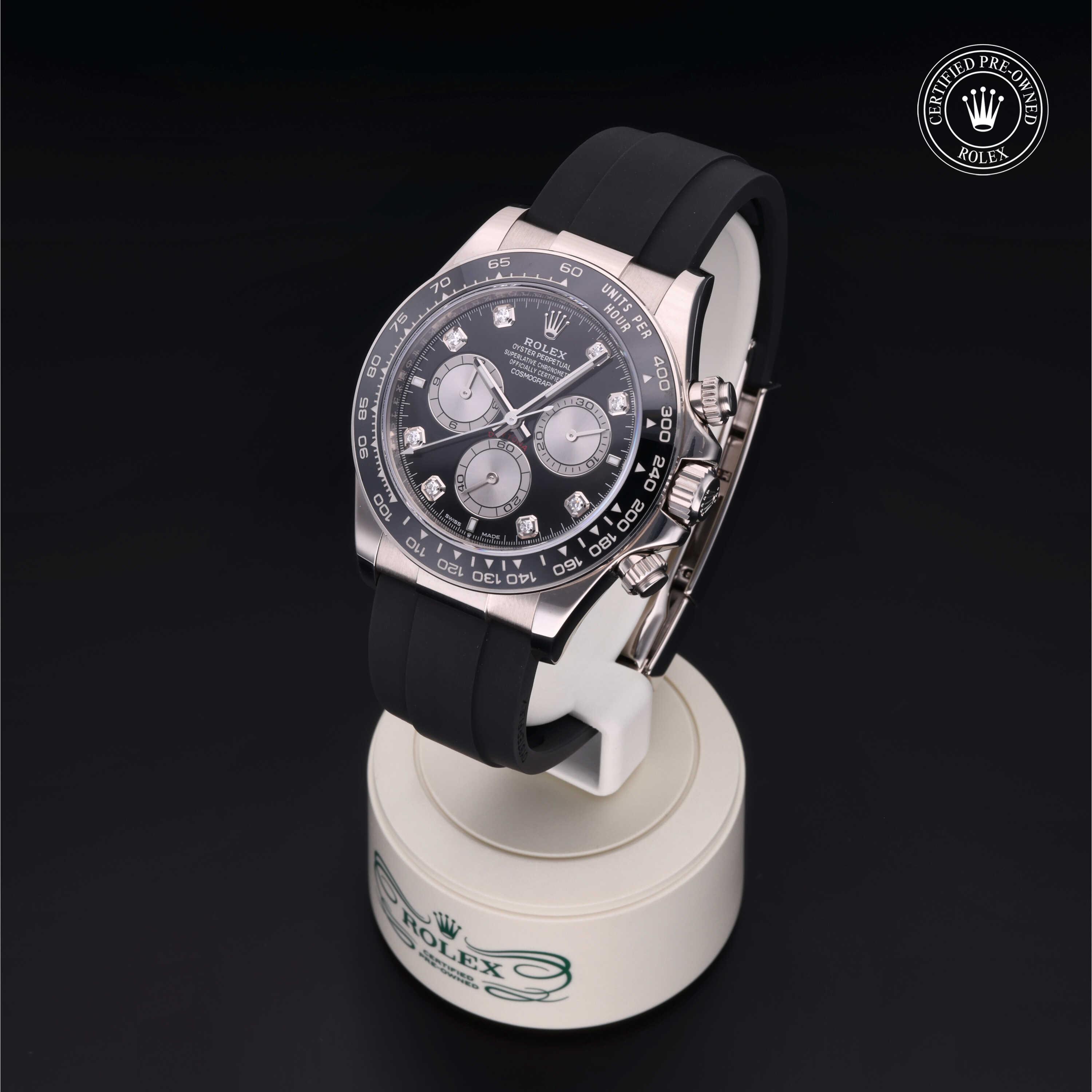 Rolex Cosmograph Daytona in Gold 18 Carat White M126519LN-0003 at Heller Jewelers