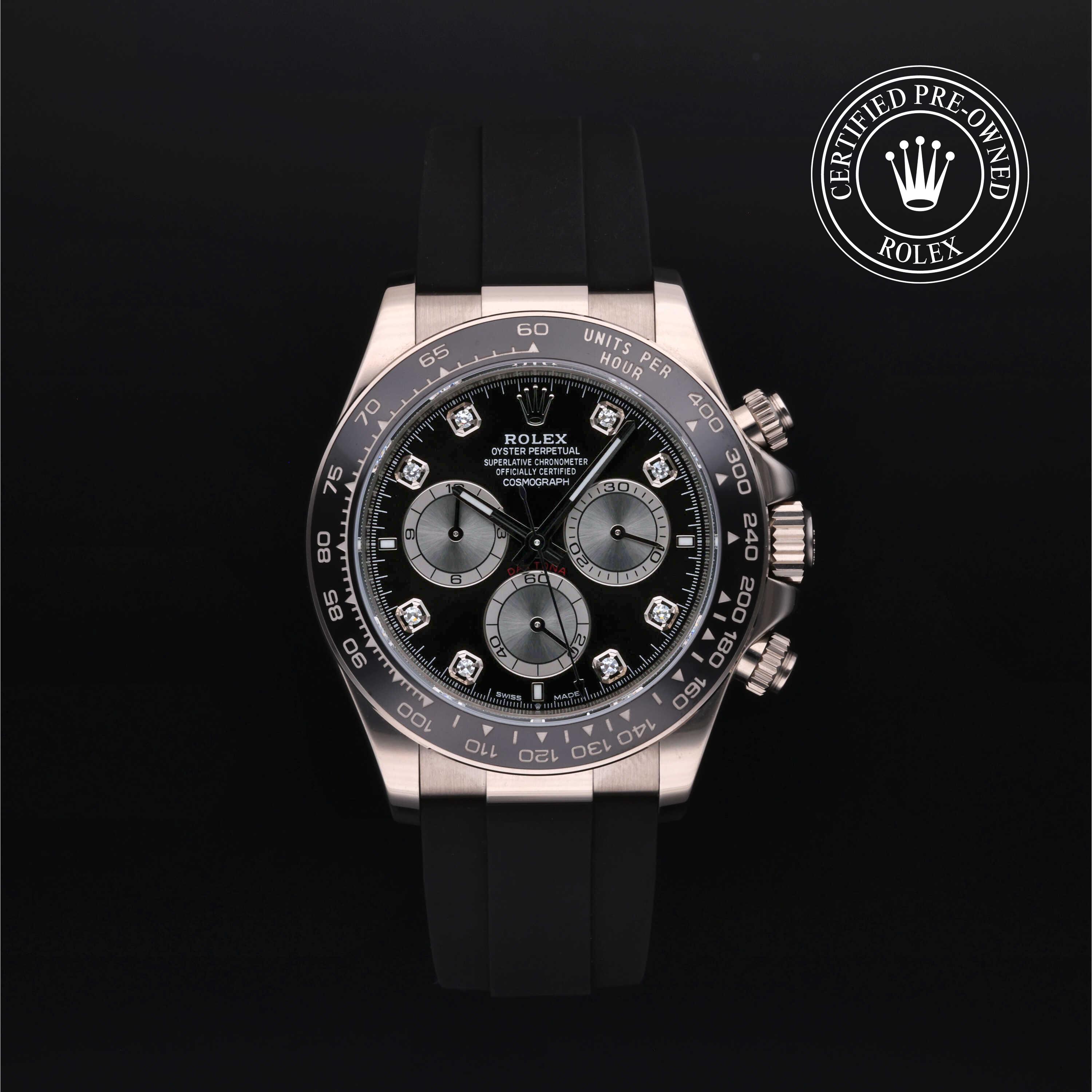 Rolex Cosmograph Daytona in Gold 18 Carat White M126519LN-0003 at Heller Jewelers
