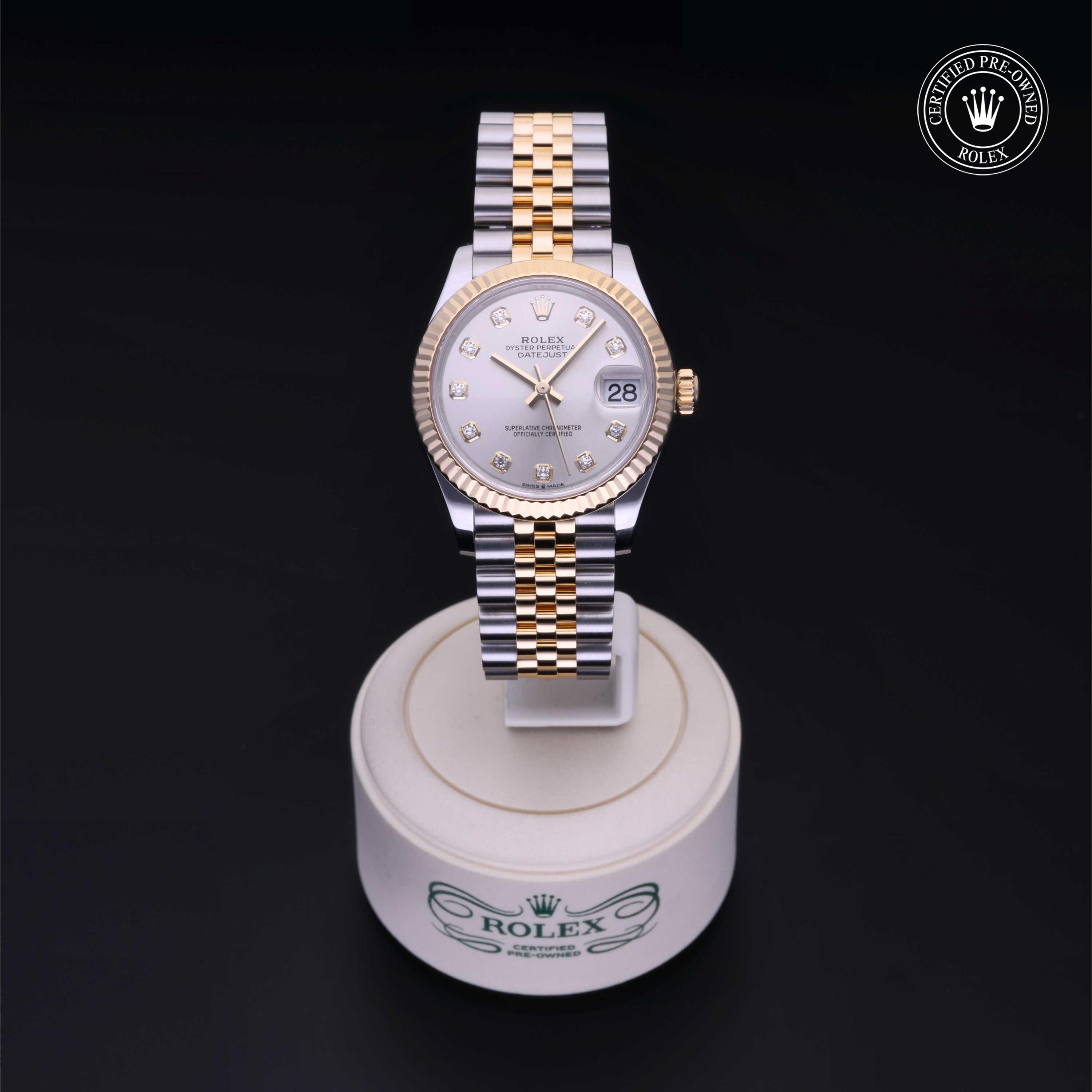 Rolex Datejust in Rolesor 18 Carat Yellow M278273-0020 at Heller Jewelers