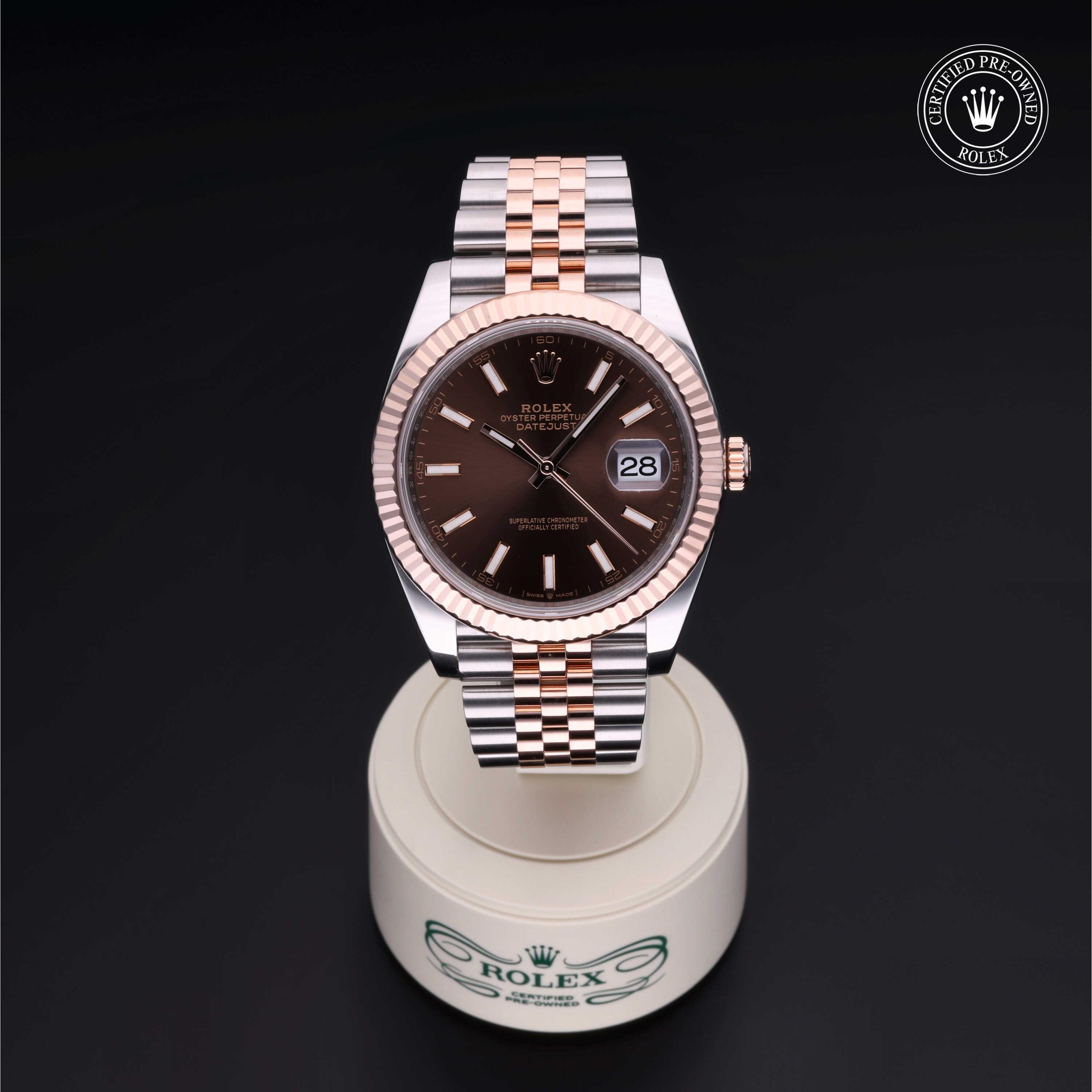 Rolex Datejust in Rolesor 18 Carat Red M126331-0004 at Heller Jewelers