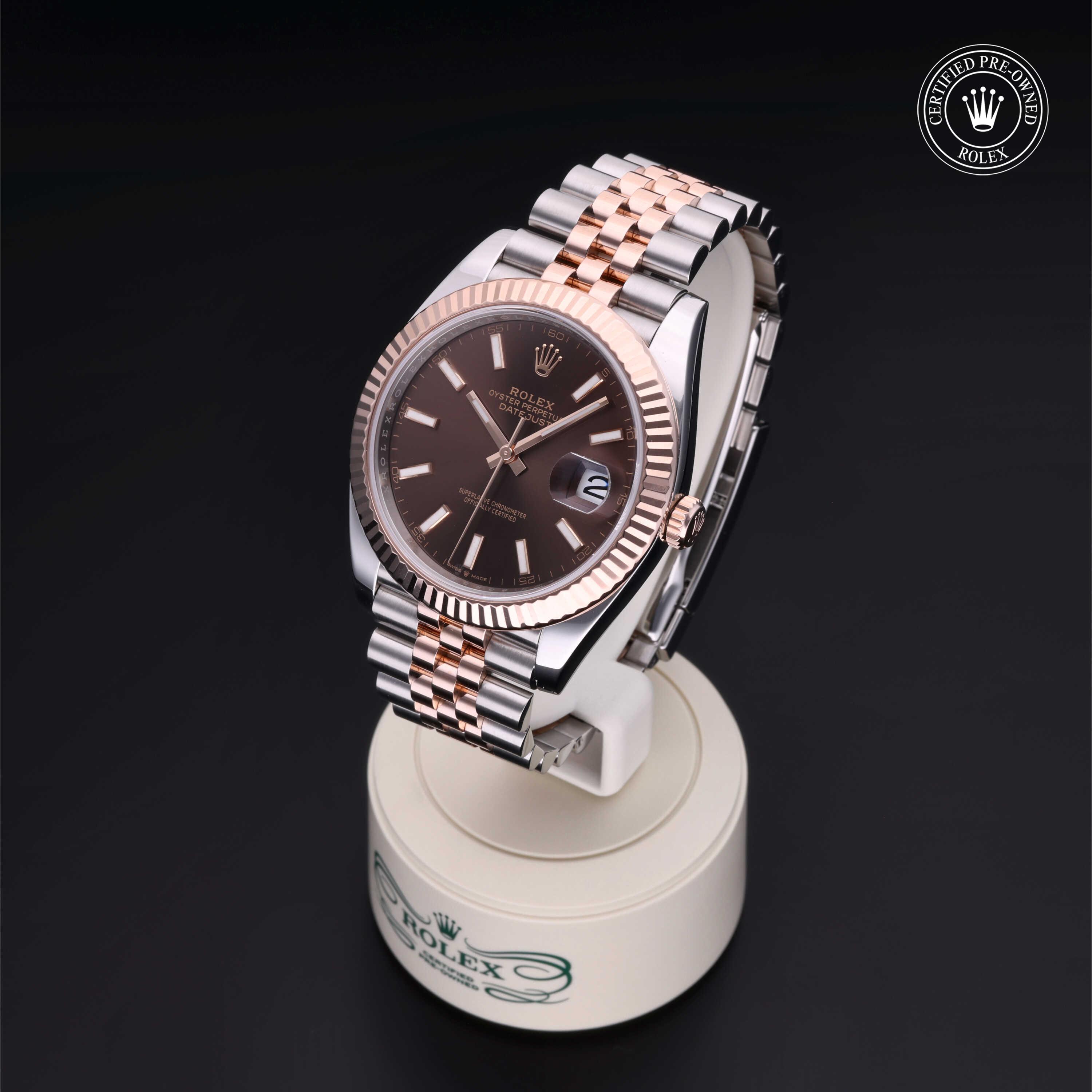 Rolex Datejust in Rolesor 18 Carat Red M126331-0004 at Heller Jewelers