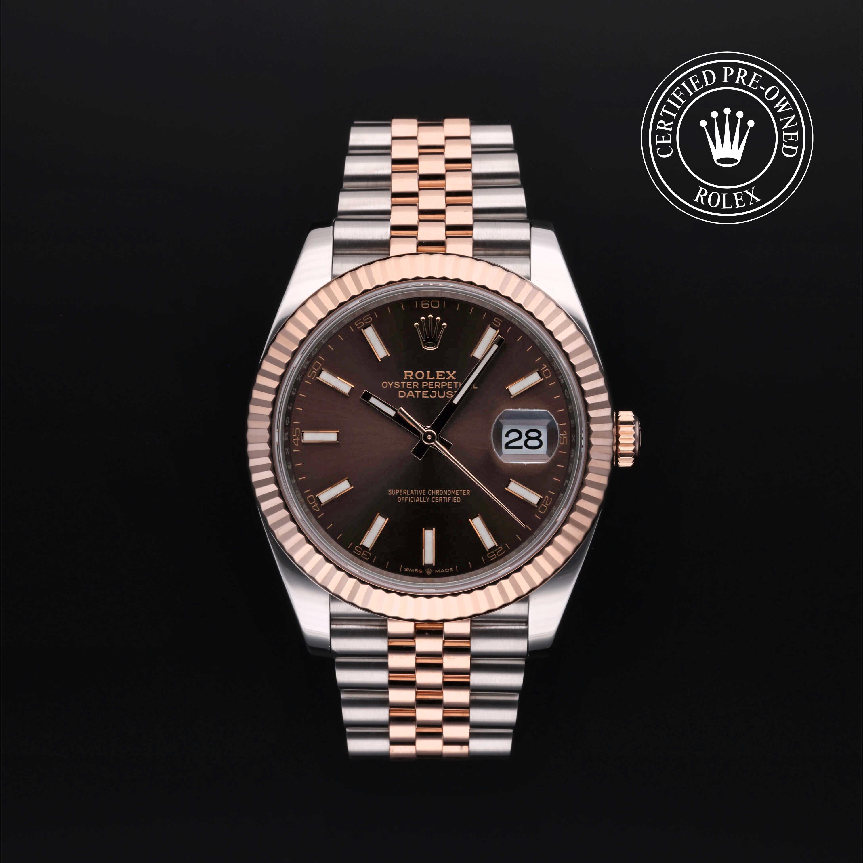 Rolex Datejust in Rolesor 18 Carat Red M126331-0004 at Heller Jewelers