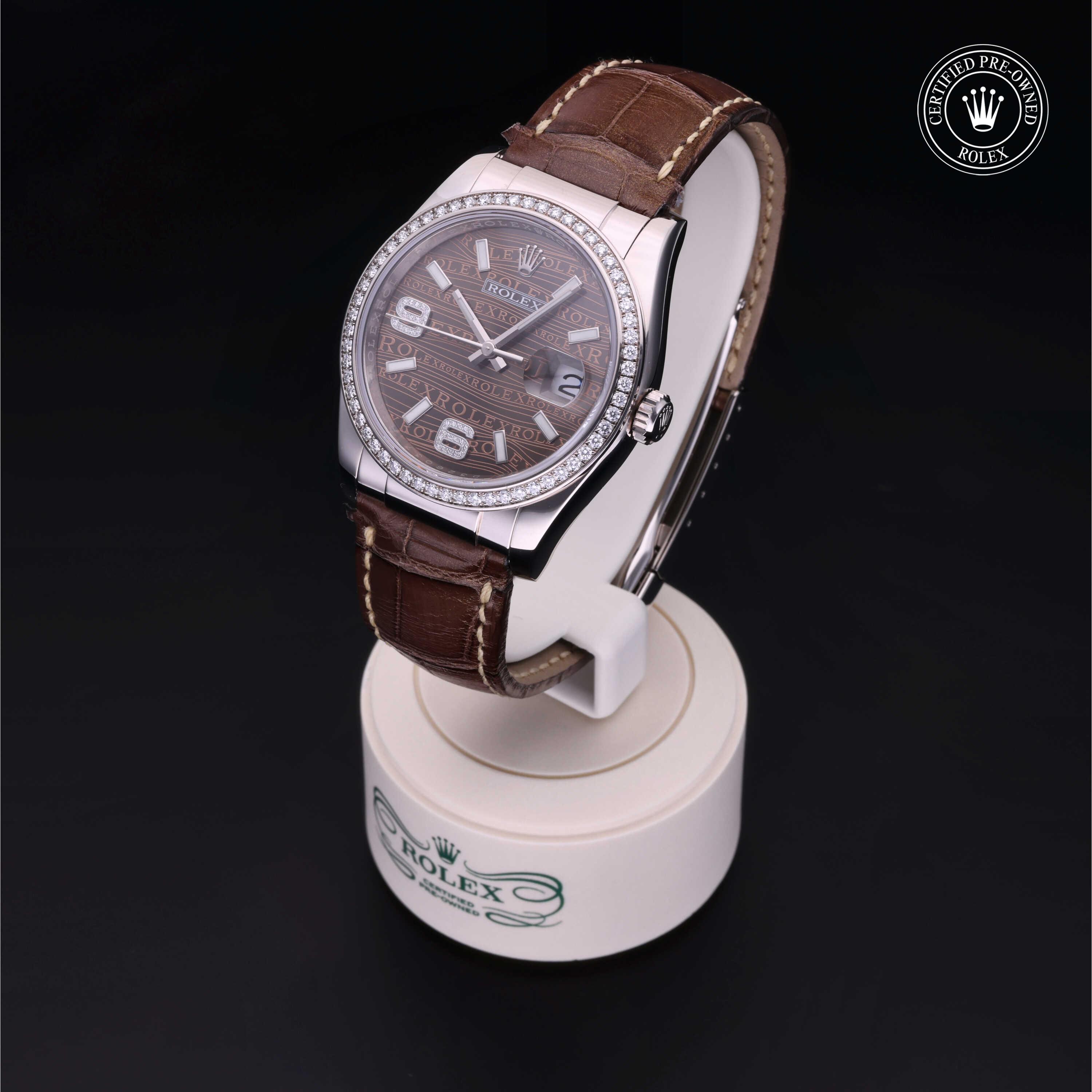 Rolex Datejust in Gold 18 Carat White M116189-0079 at Heller Jewelers