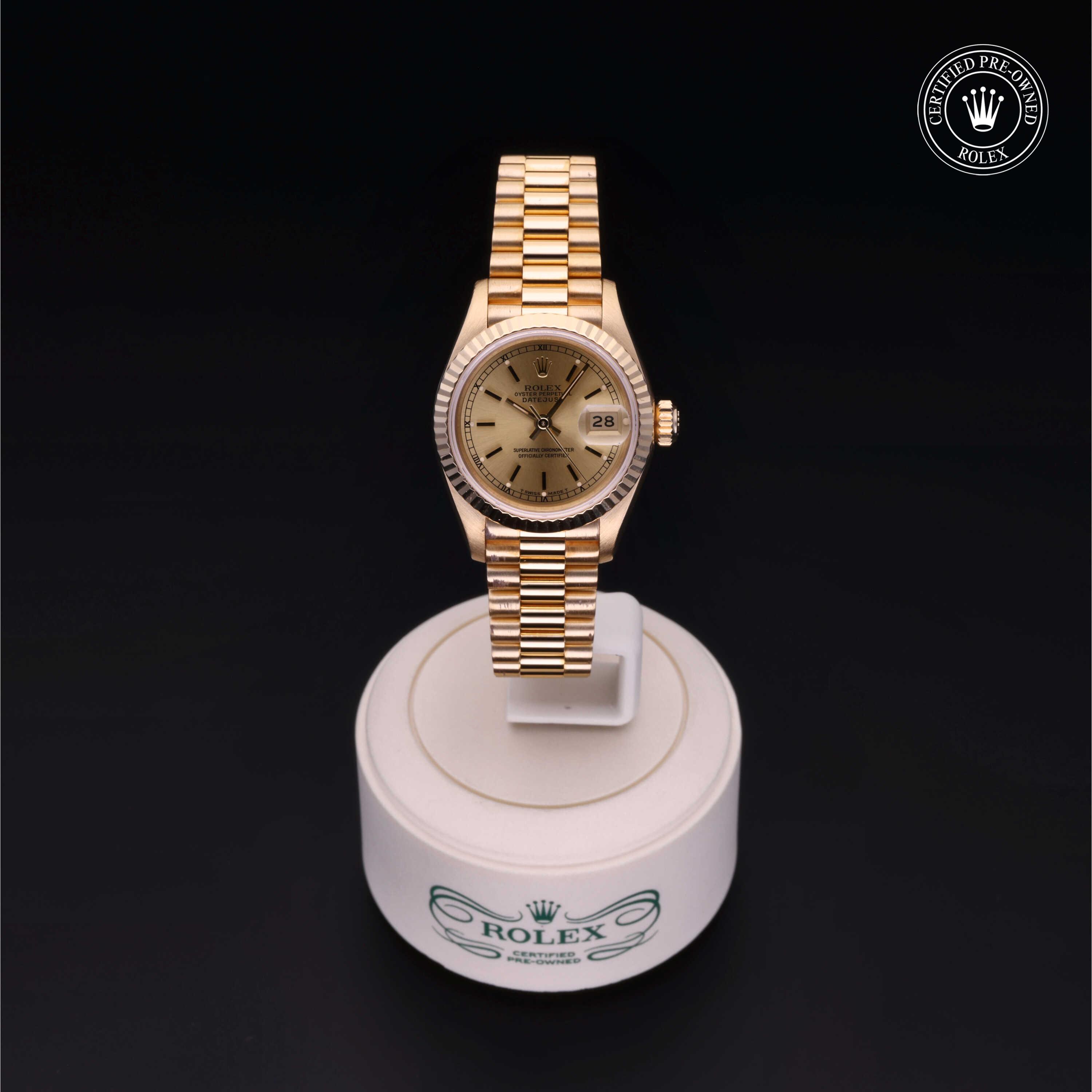 Rolex Lady-Datejust in Gold 18 Carat Yellow  at Heller Jewelers