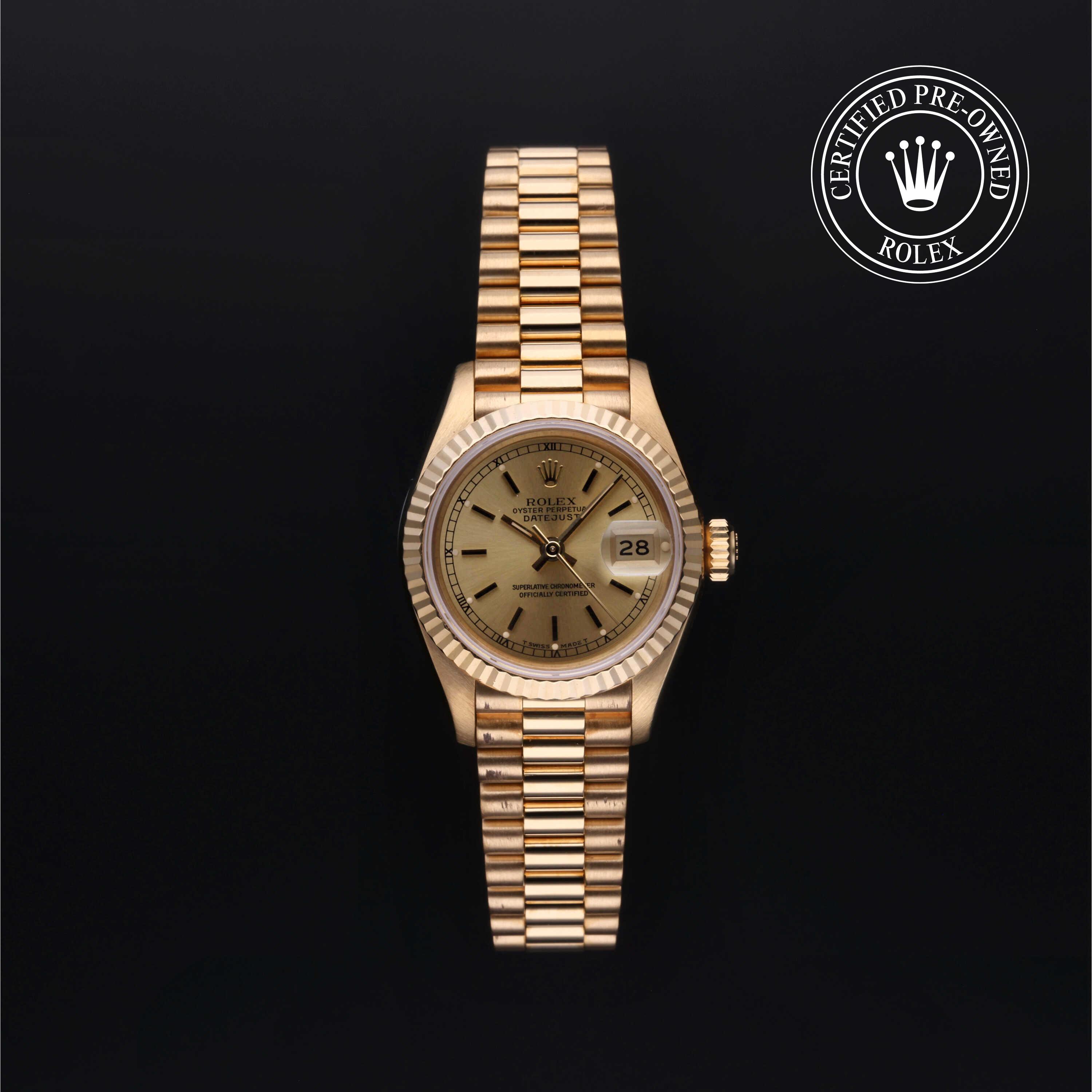 Rolex Lady-Datejust in Gold 18 Carat Yellow  at Heller Jewelers