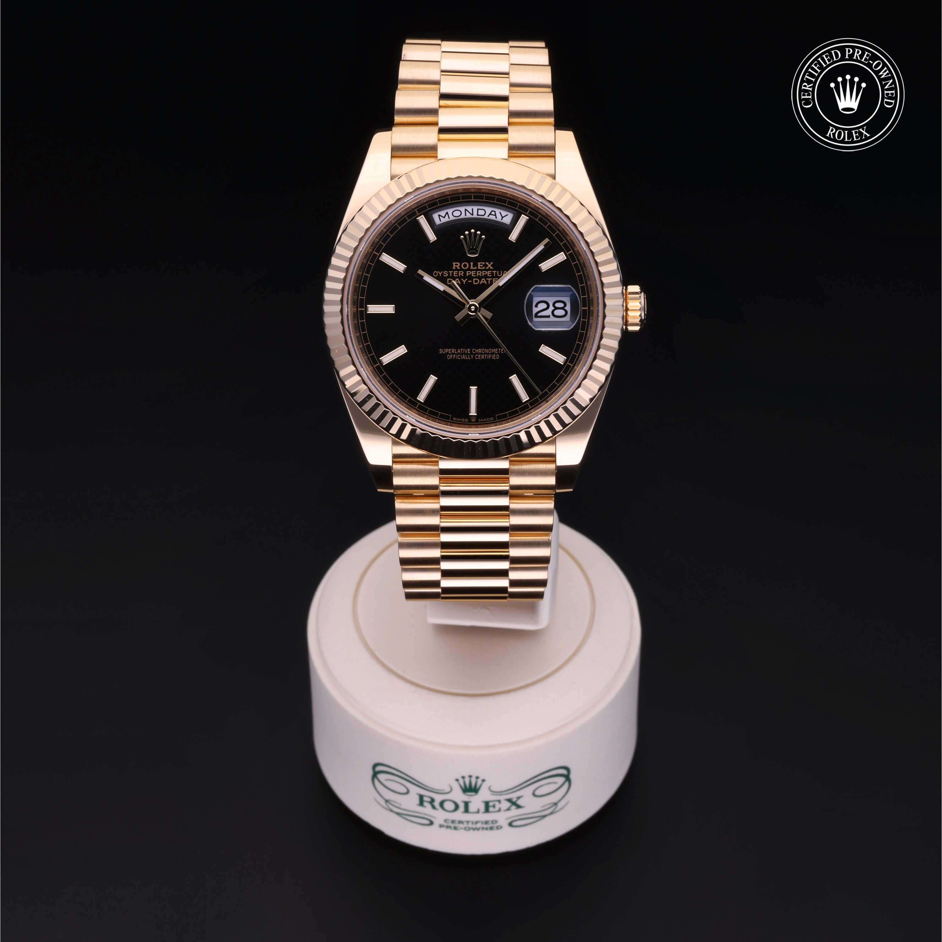 Rolex Day-Date in Gold 18 Carat Yellow M228238-0007 at Heller Jewelers