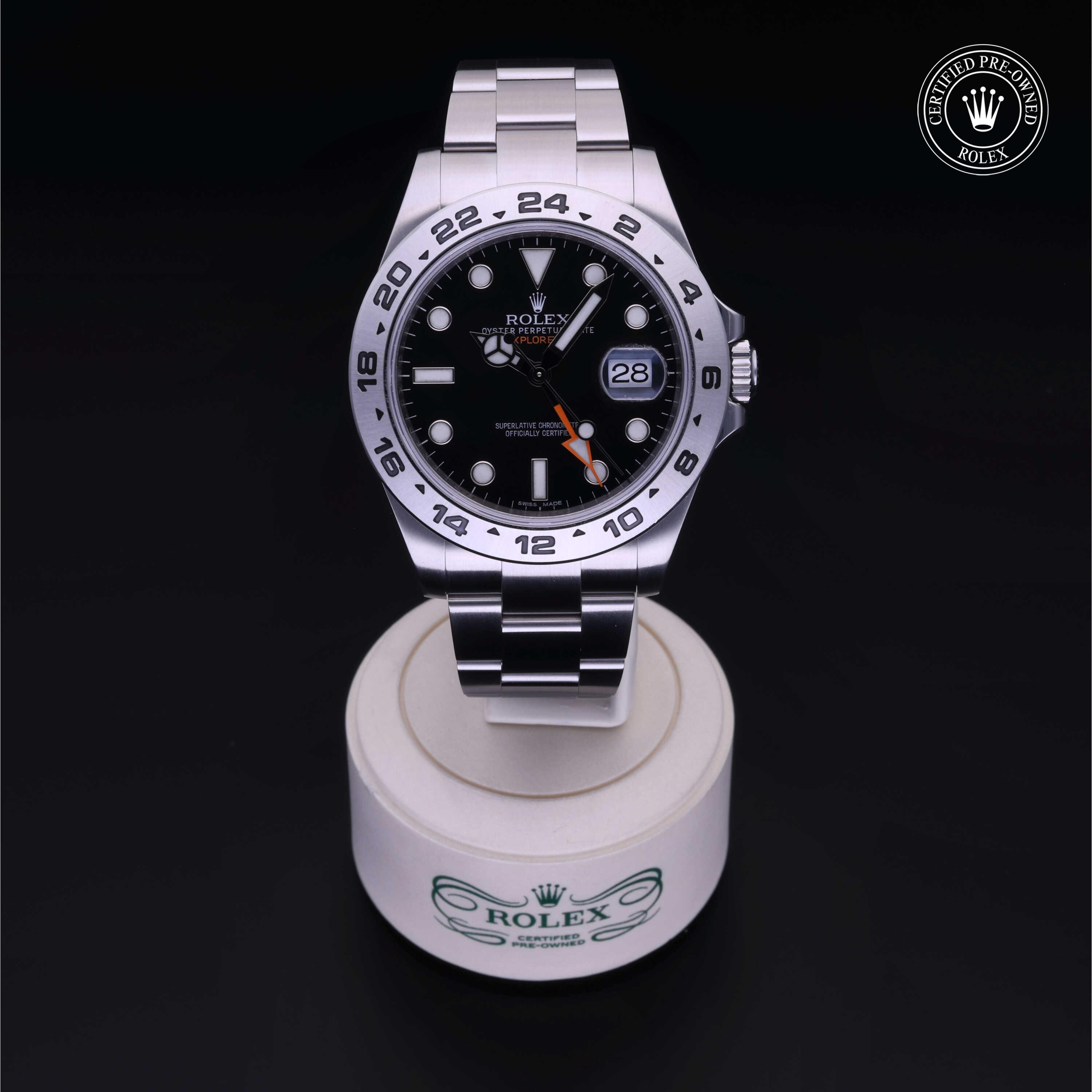 Rolex Explorer II in Steel M216570-0002 at Heller Jewelers