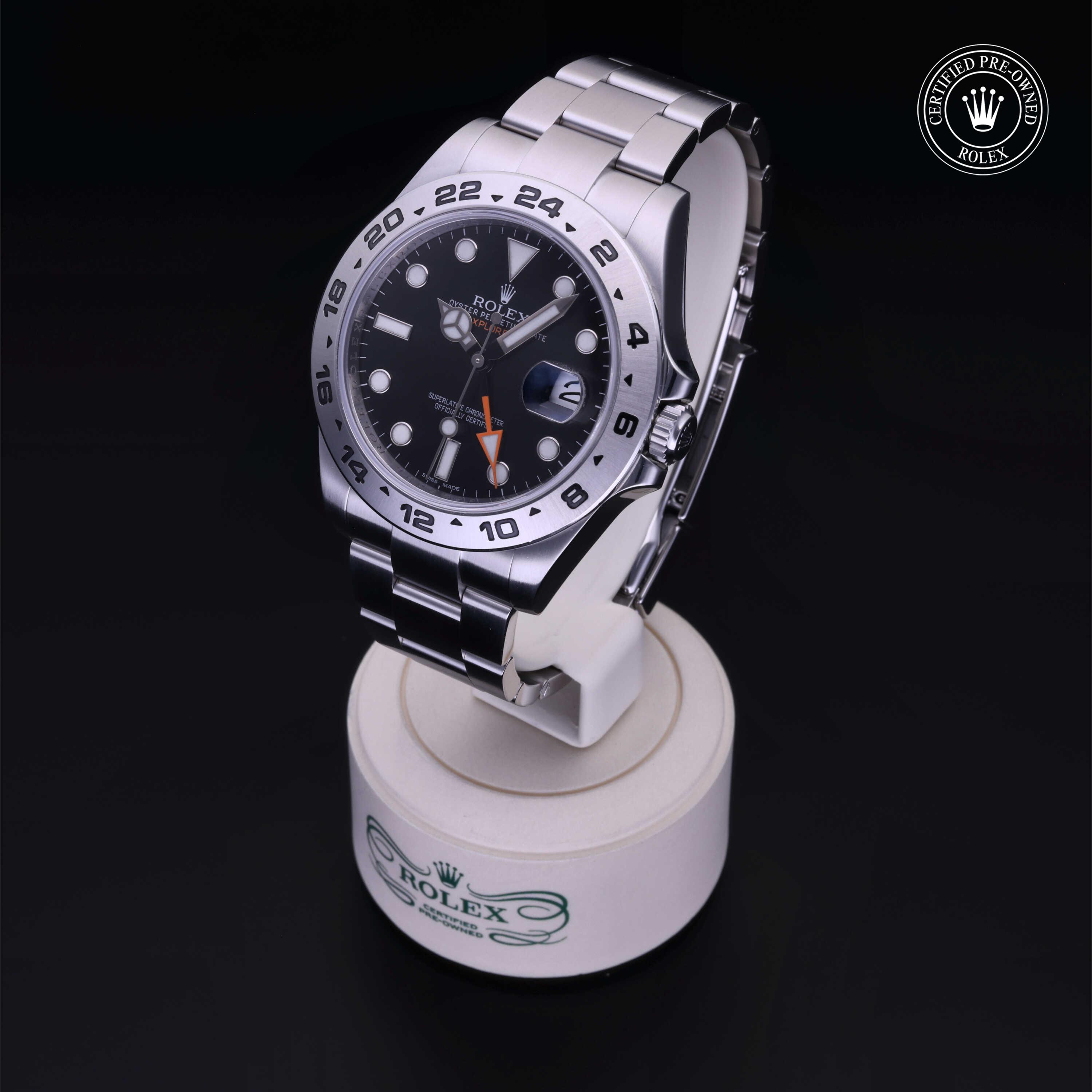 Rolex Explorer II in Steel M216570-0002 at Heller Jewelers
