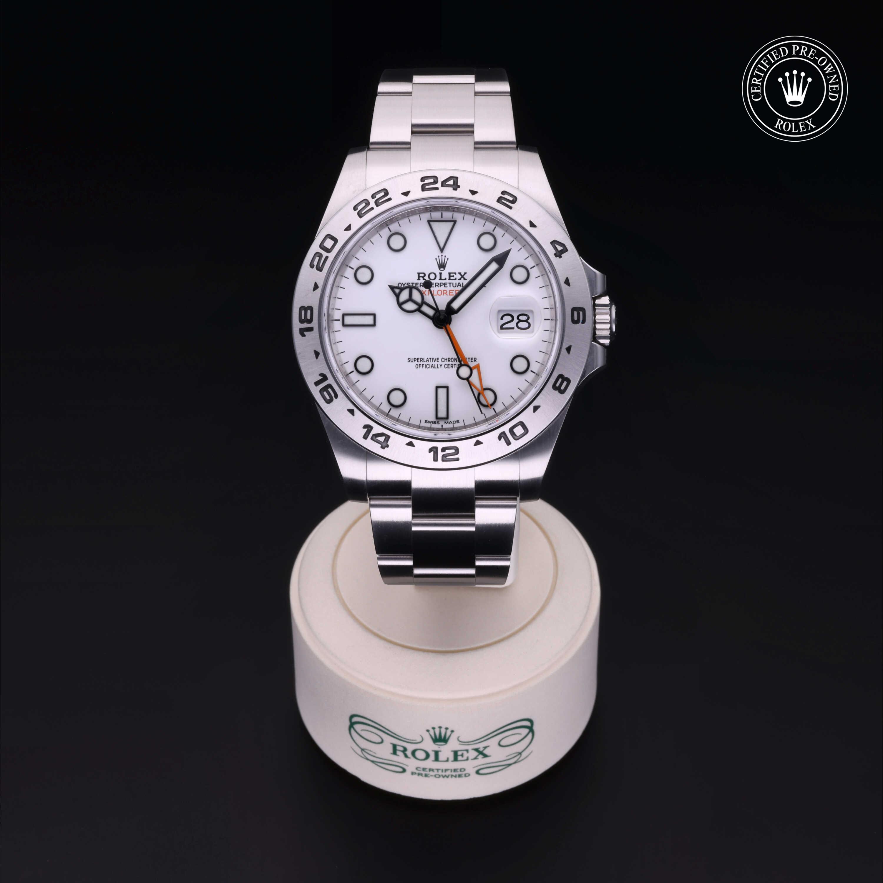 Rolex Explorer II in Steel M216570-0001 at Heller Jewelers