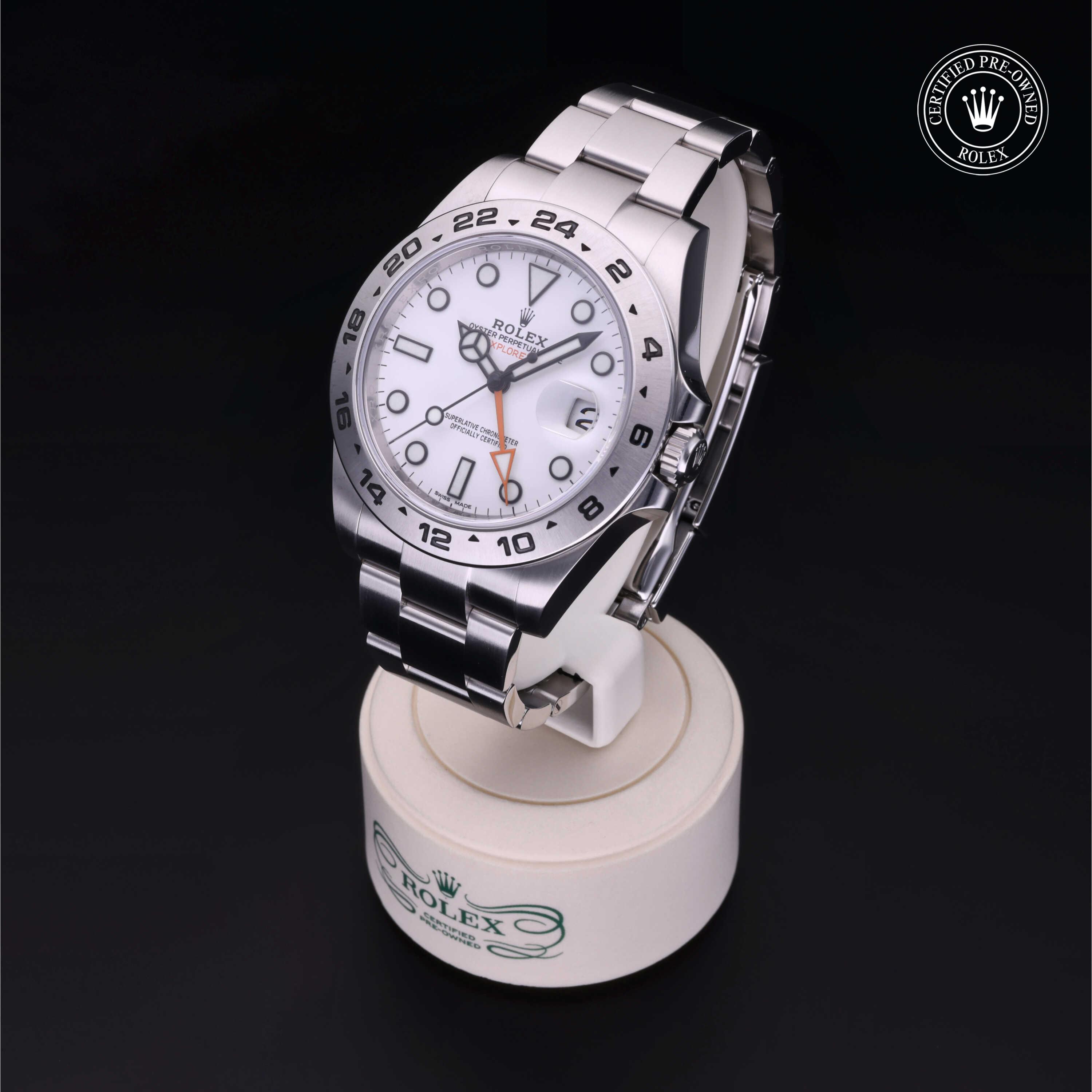 Rolex Explorer II in Steel M216570-0001 at Heller Jewelers