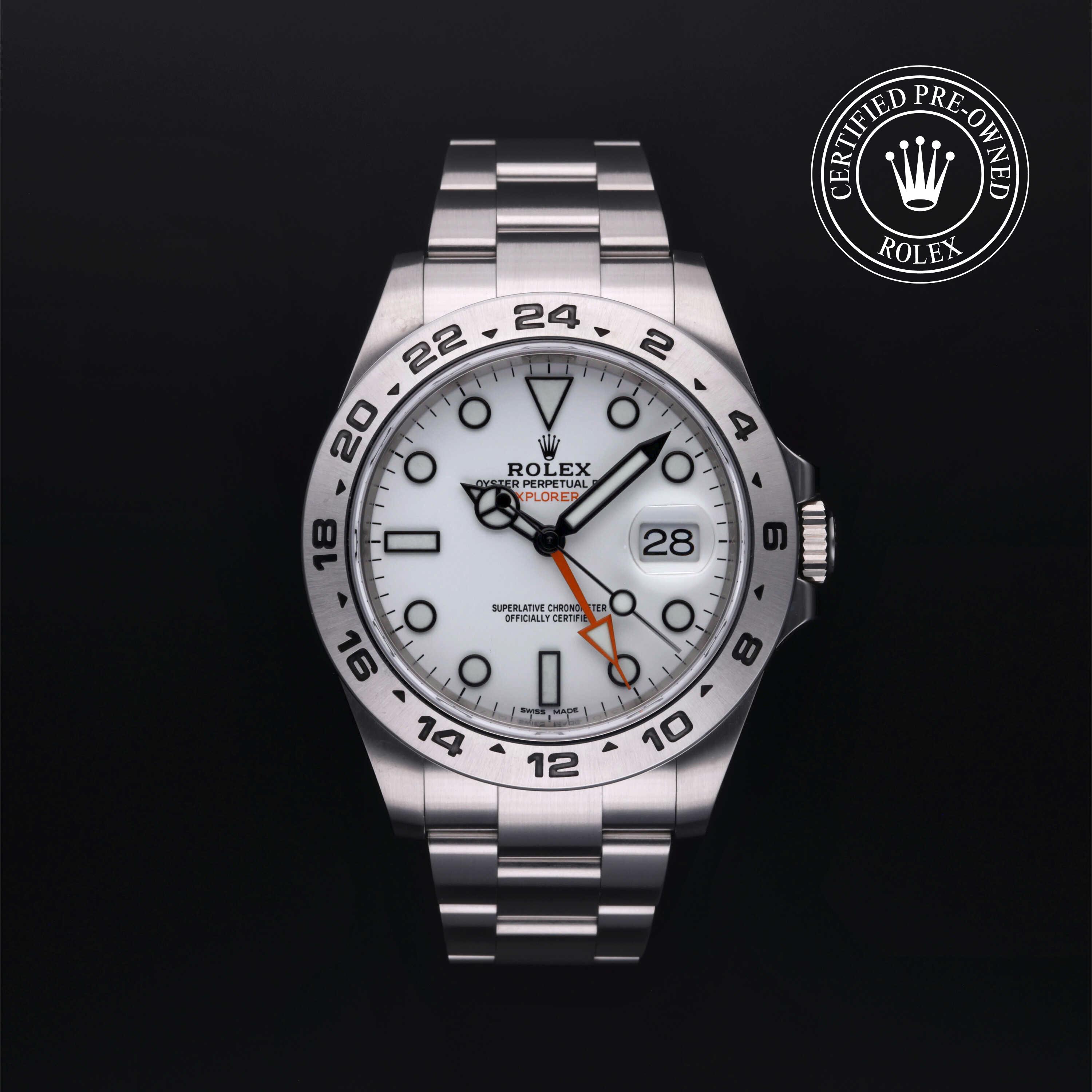 Rolex Explorer II in Steel M216570-0001 at Heller Jewelers