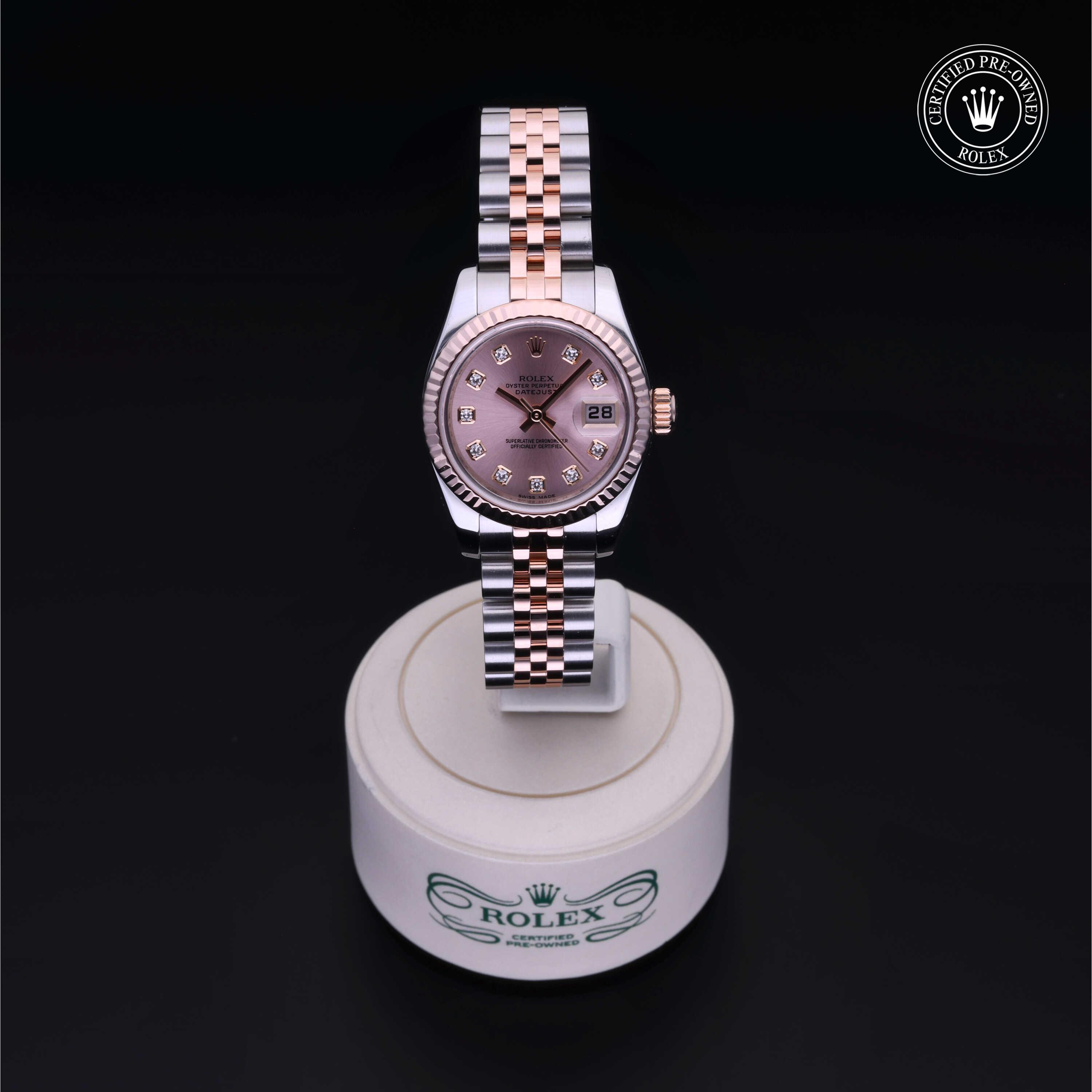 Rolex Lady-Datejust in Rolesor 18 Carat Red M179171-0018 at Heller Jewelers