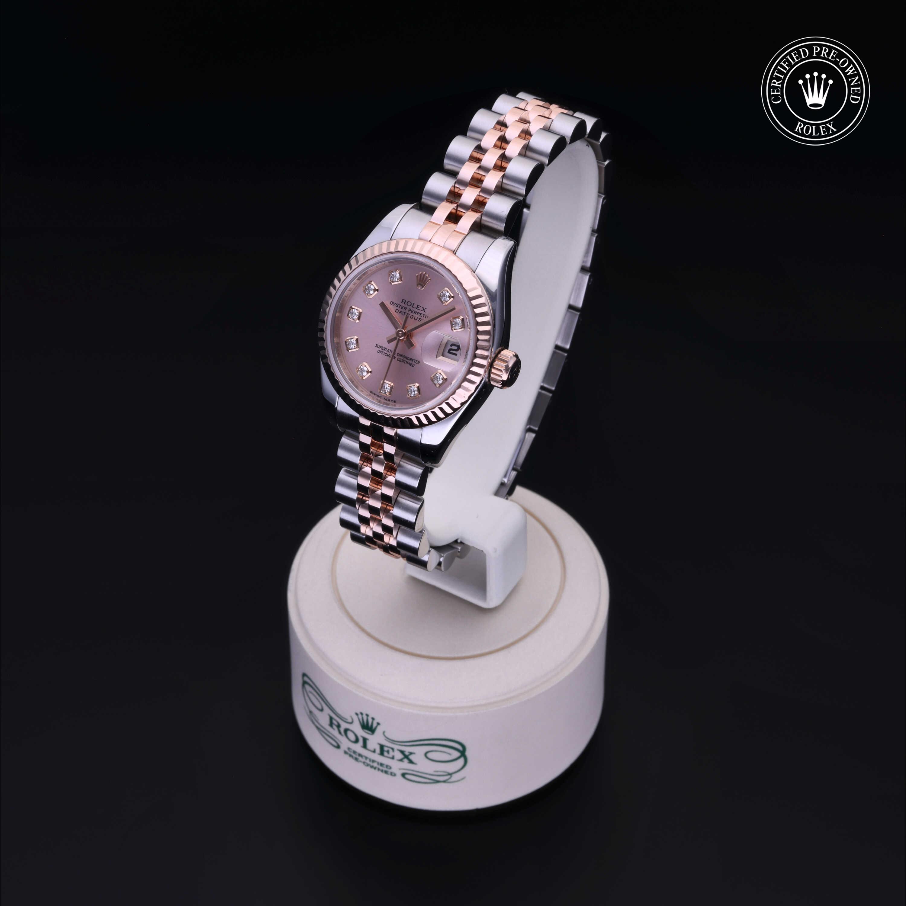 Rolex Lady-Datejust in Rolesor 18 Carat Red M179171-0018 at Heller Jewelers