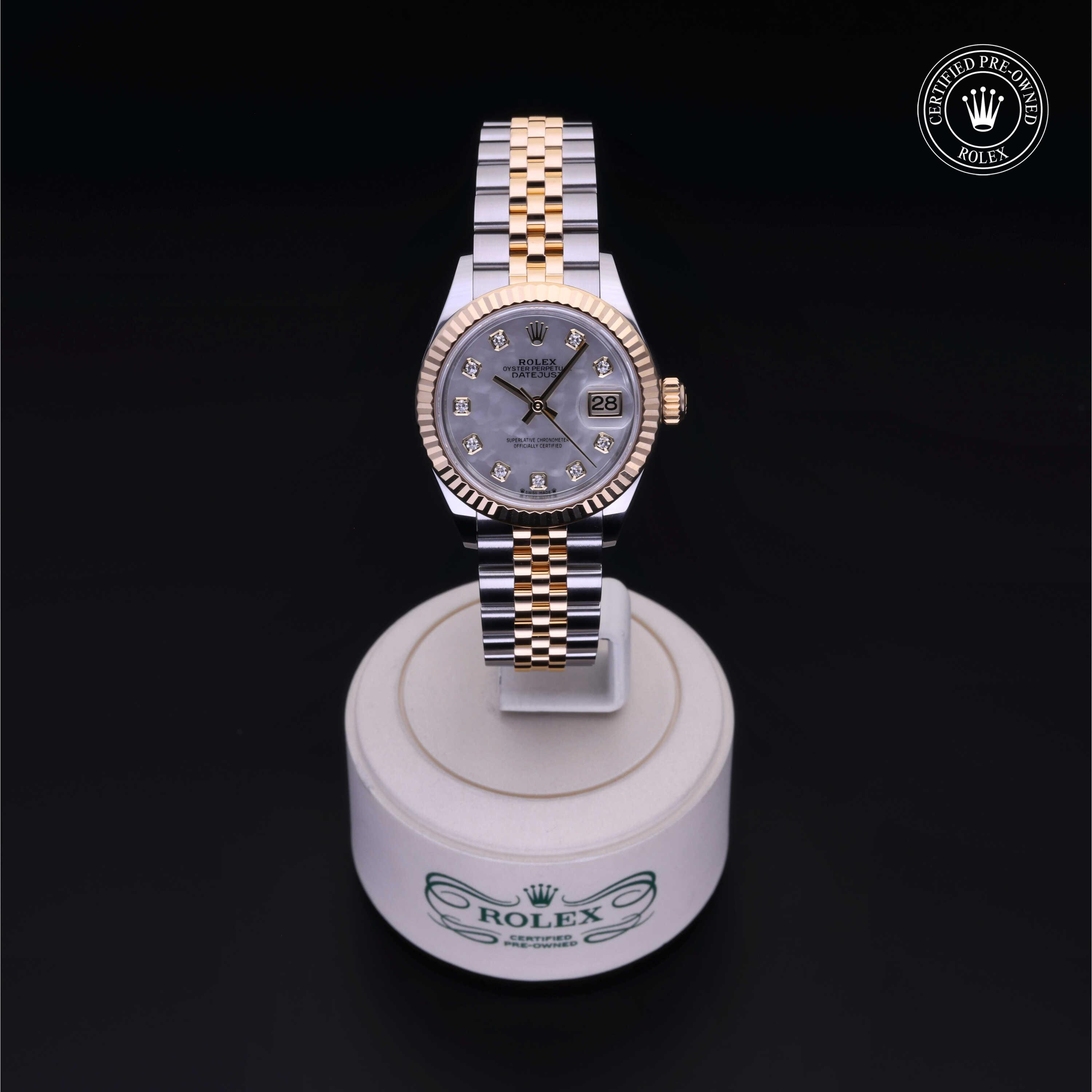 Rolex Lady-Datejust in Rolesor 18 Carat Yellow M279173-0013 at Heller Jewelers