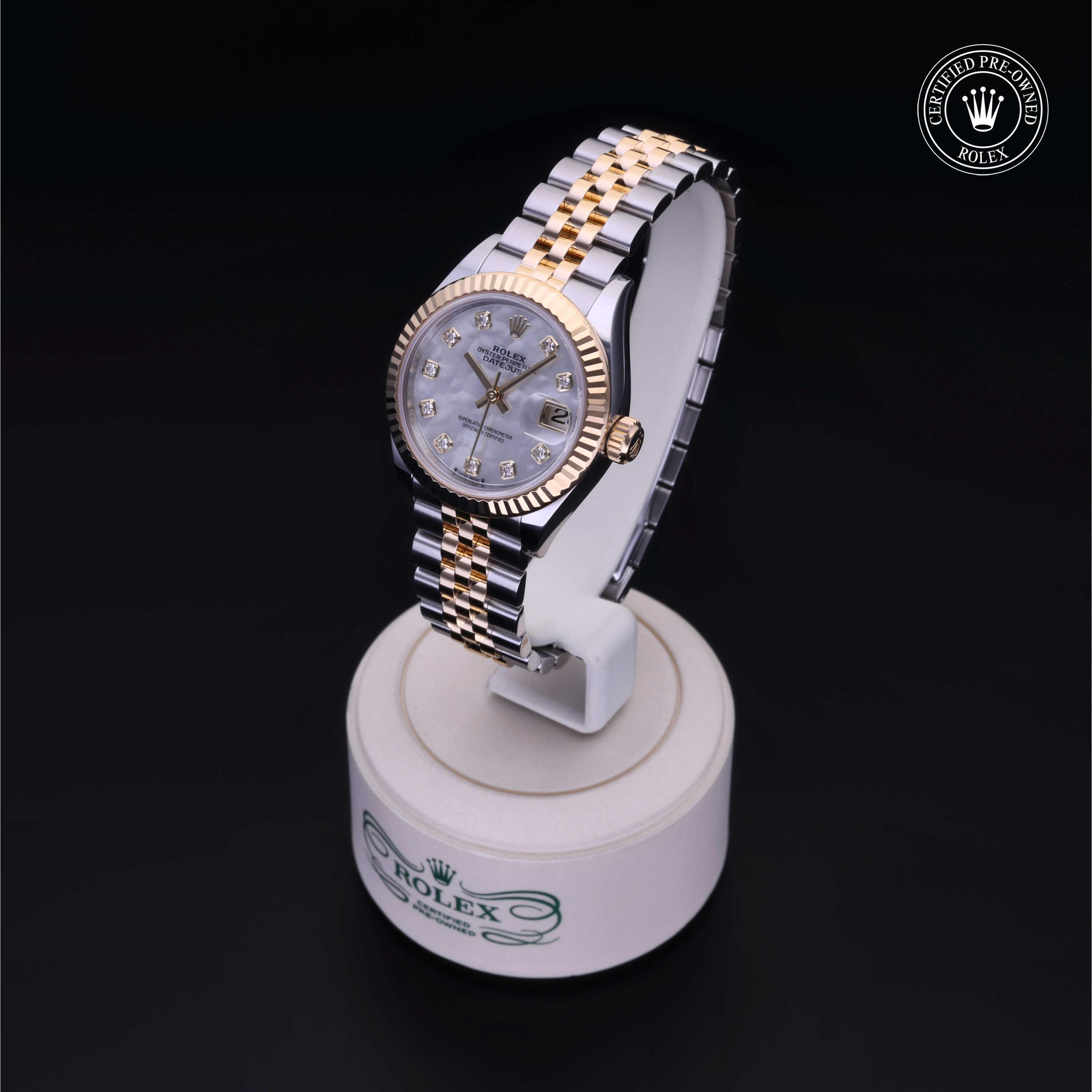 Rolex Lady-Datejust in Rolesor 18 Carat Yellow M279173-0013 at Heller Jewelers