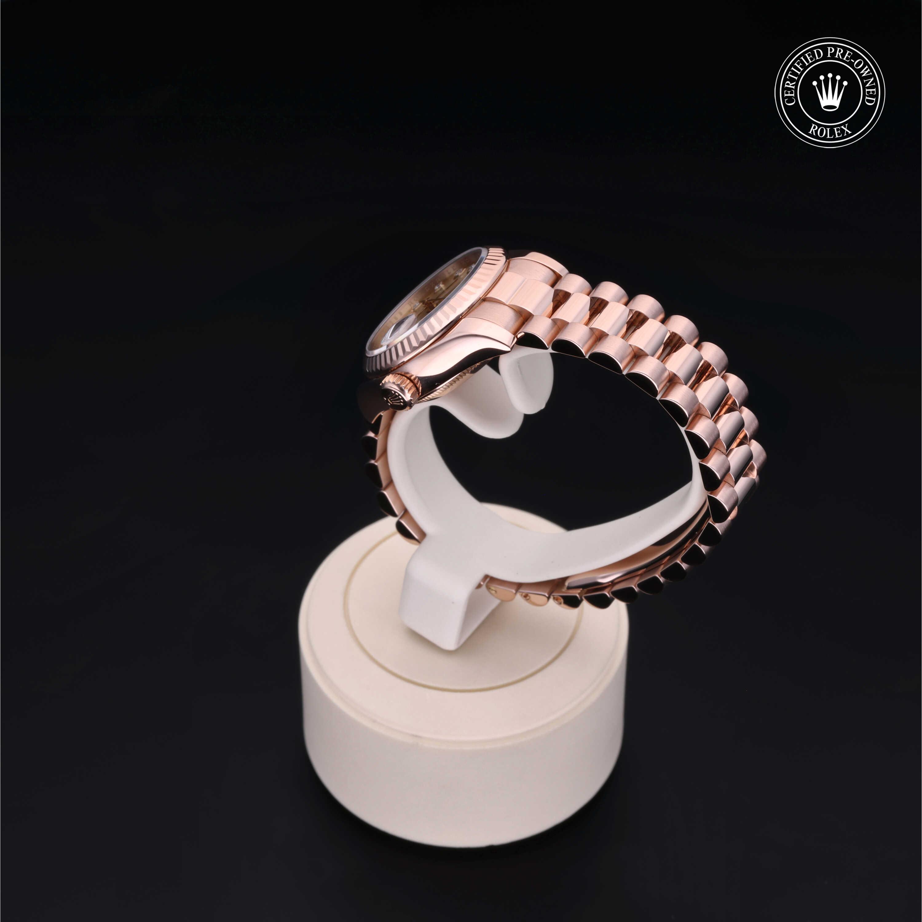 Rolex Lady-Datejust in Gold 18 Carat Red M179175F-0008 at Heller Jewelers