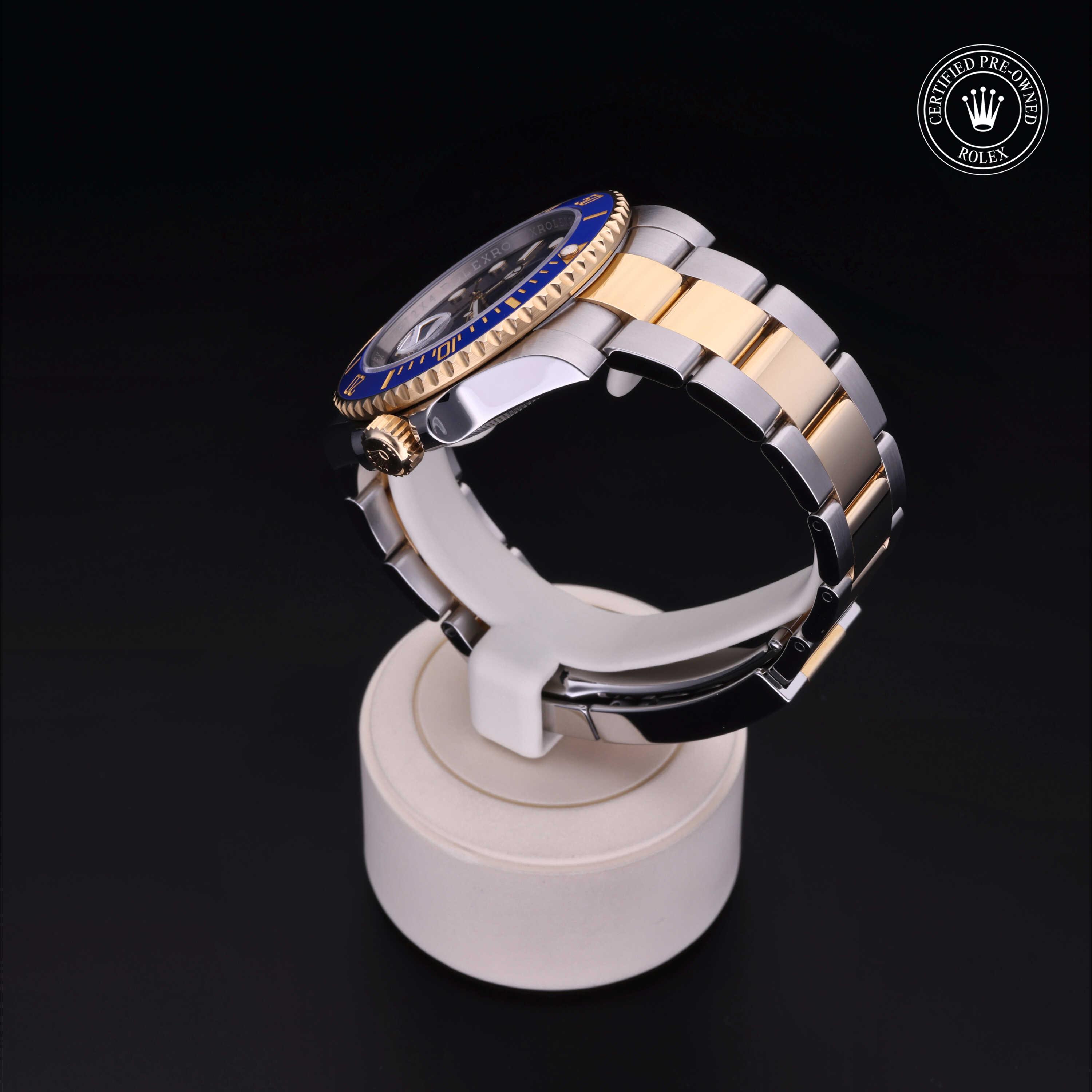 Rolex Submariner in Rolesor 18 Carat Yellow M116613LB-0005 at Heller Jewelers