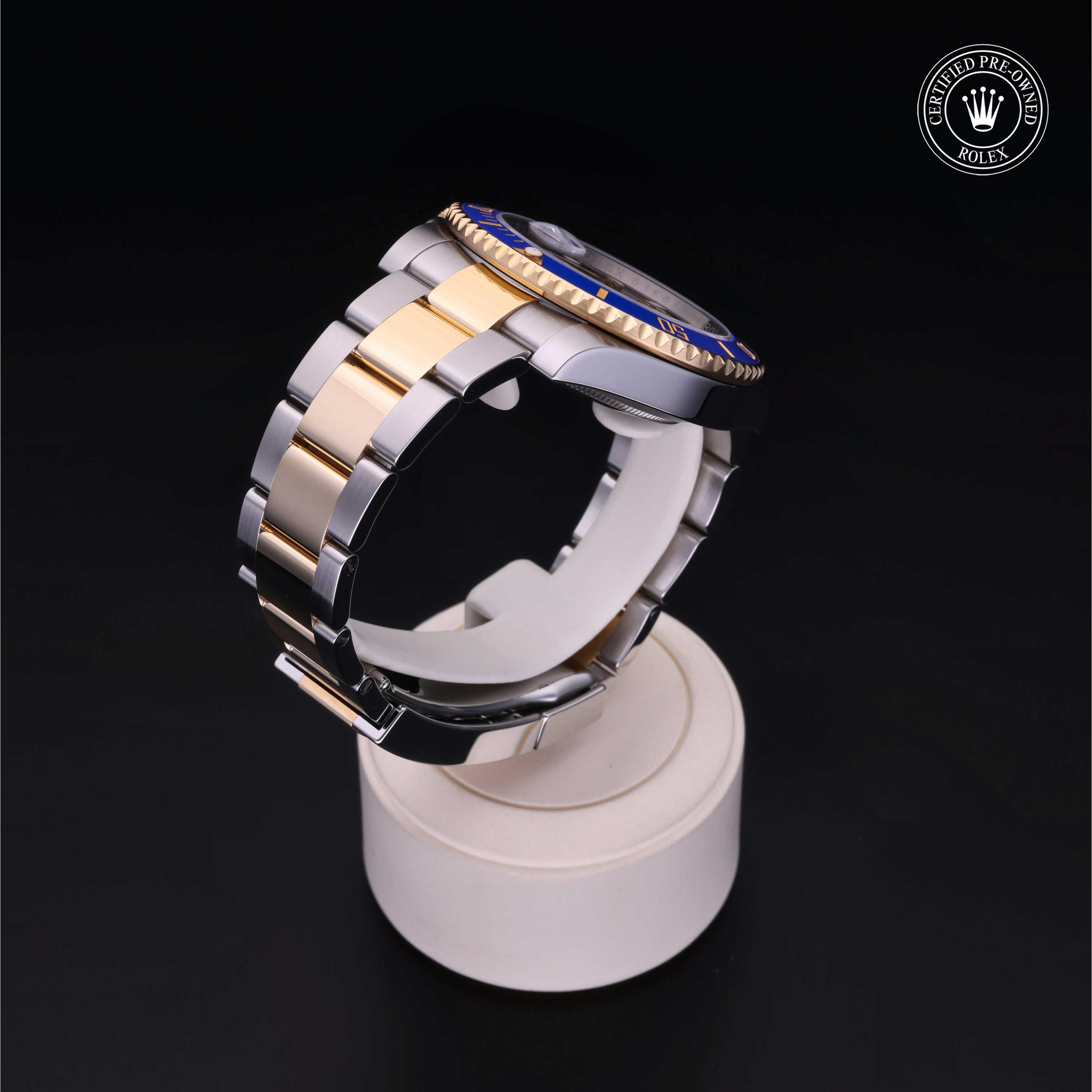 Rolex Submariner in Rolesor 18 Carat Yellow M116613LB-0005 at Heller Jewelers