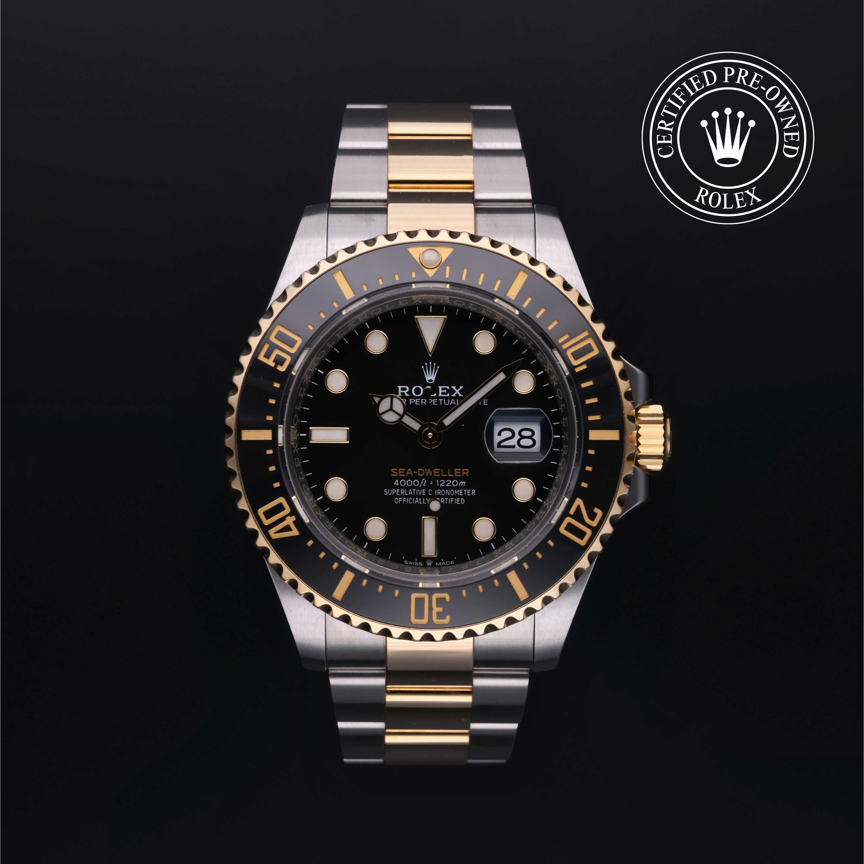 Rolex Sea-Dweller in Rolesor 18 Carat Yellow M126603-0001 at Heller Jewelers