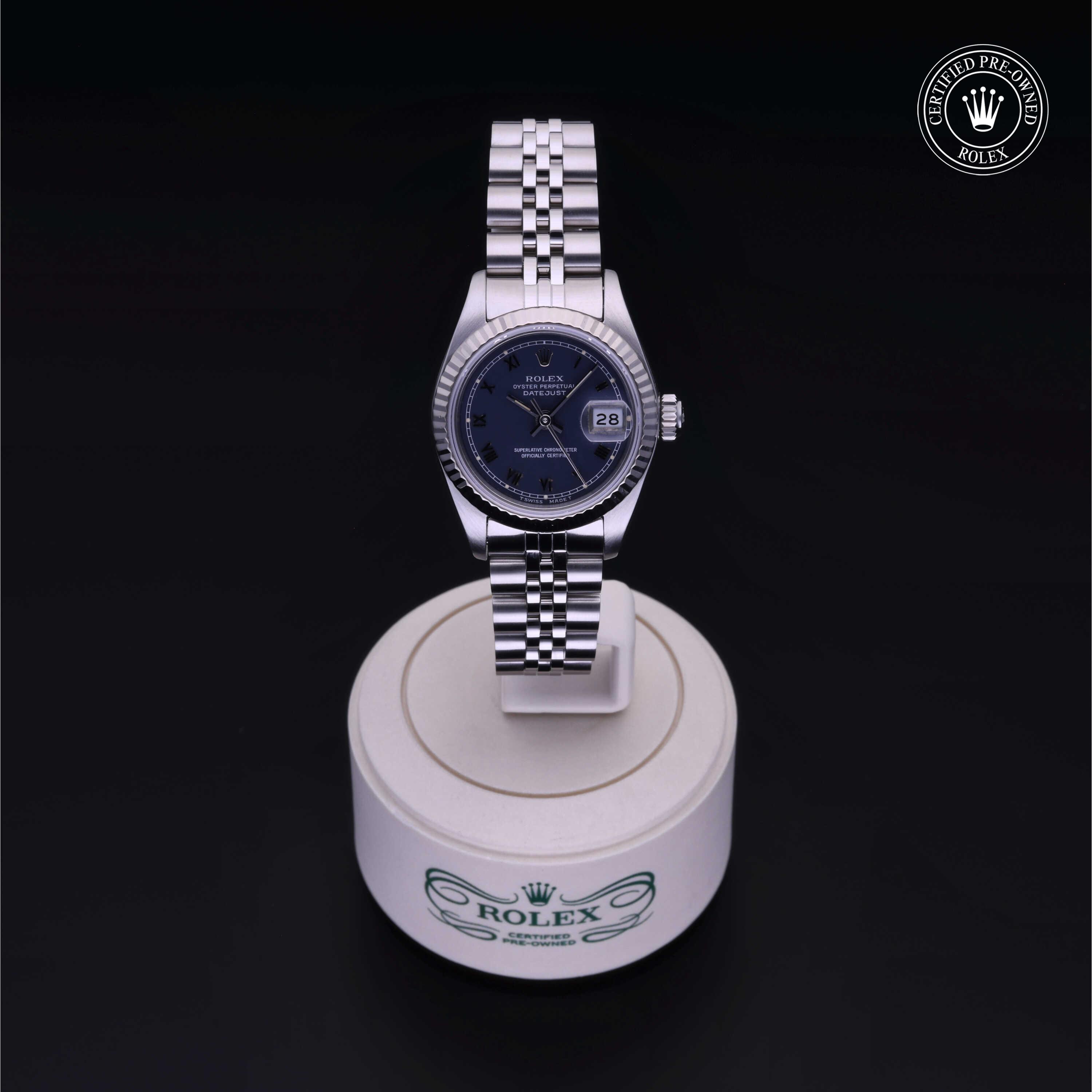 Rolex Lady-Datejust in Rolesor 18 Carat White M69174-0003 at Heller Jewelers