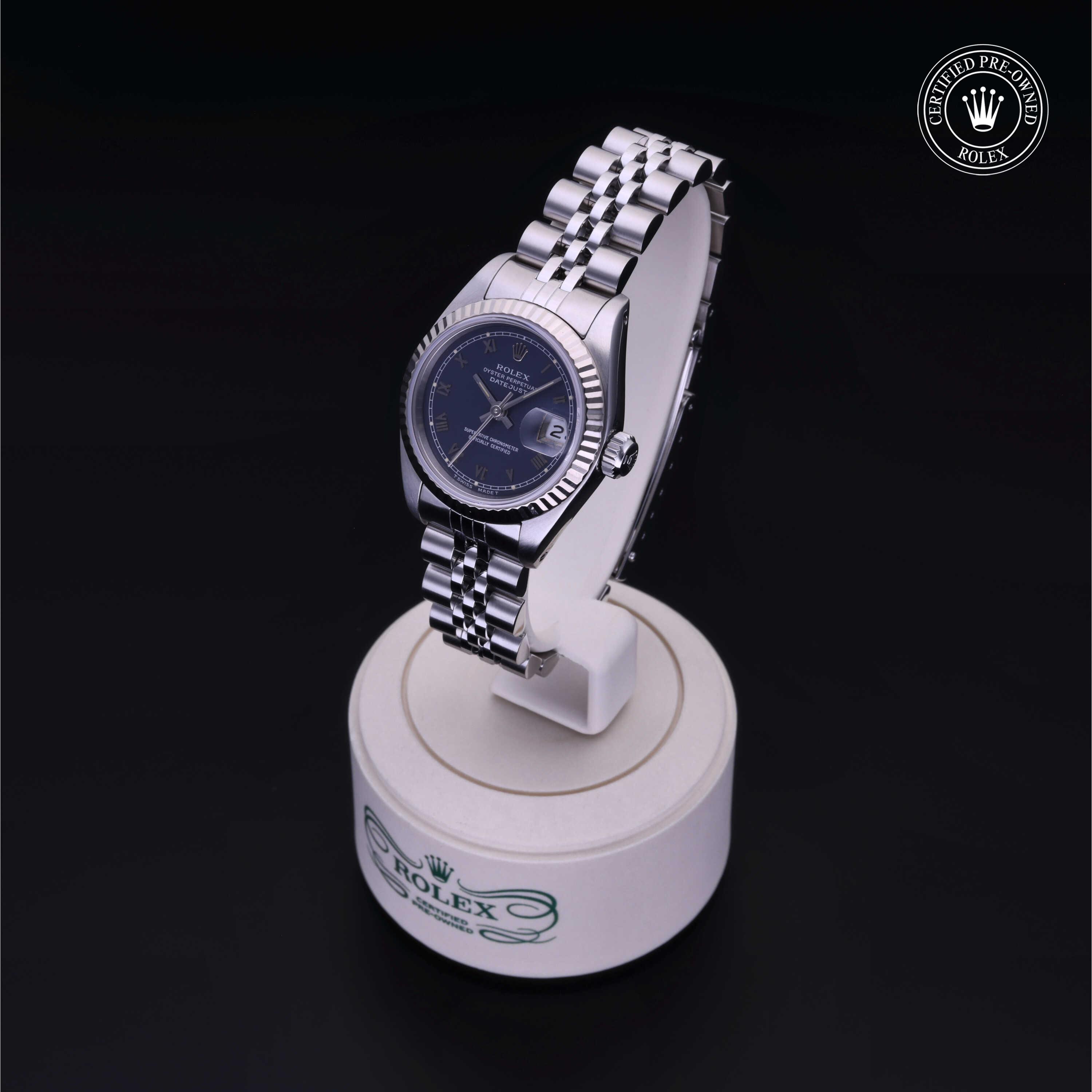 Rolex Lady-Datejust in Rolesor 18 Carat White M69174-0003 at Heller Jewelers