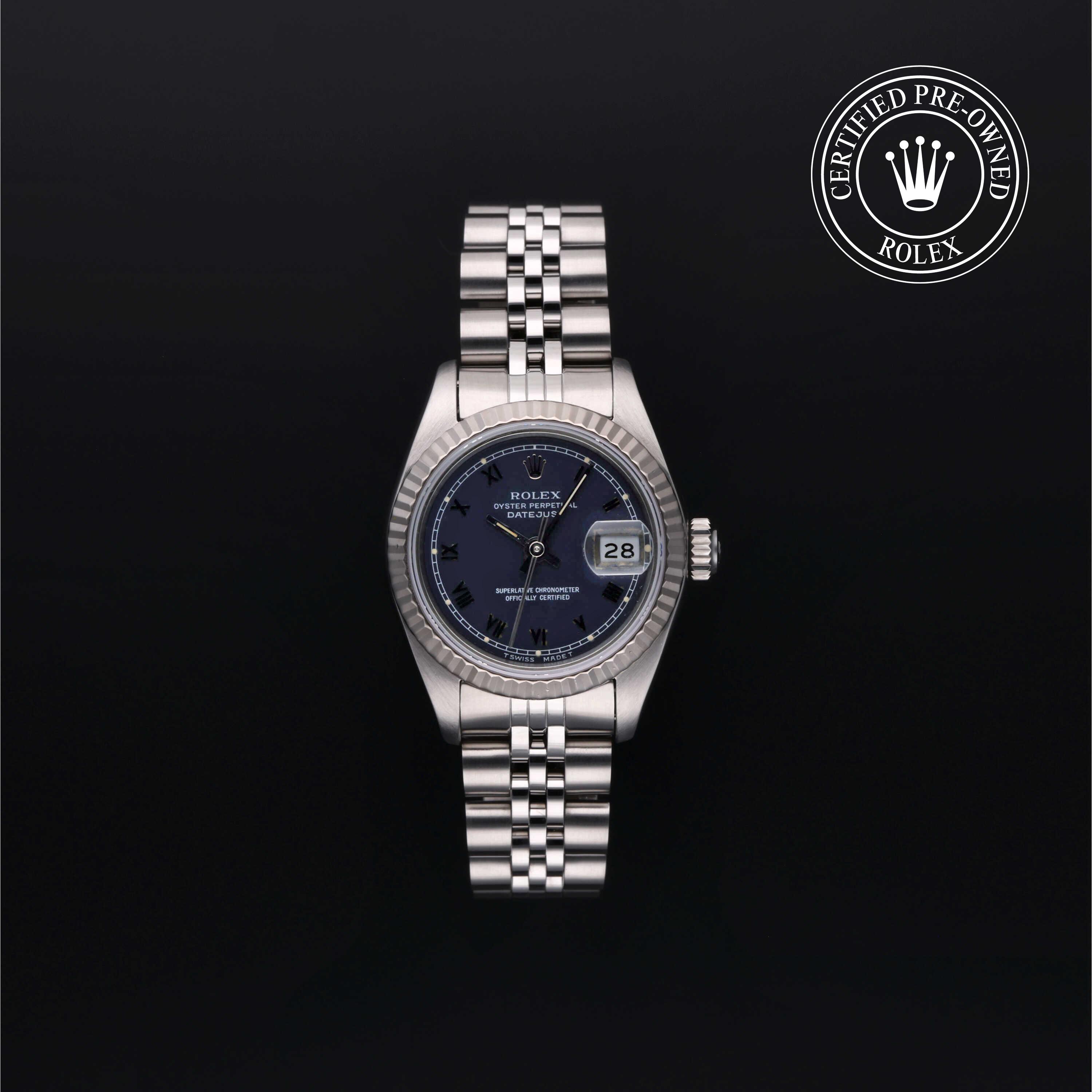 Rolex Lady-Datejust in Rolesor 18 Carat White M69174-0003 at Heller Jewelers