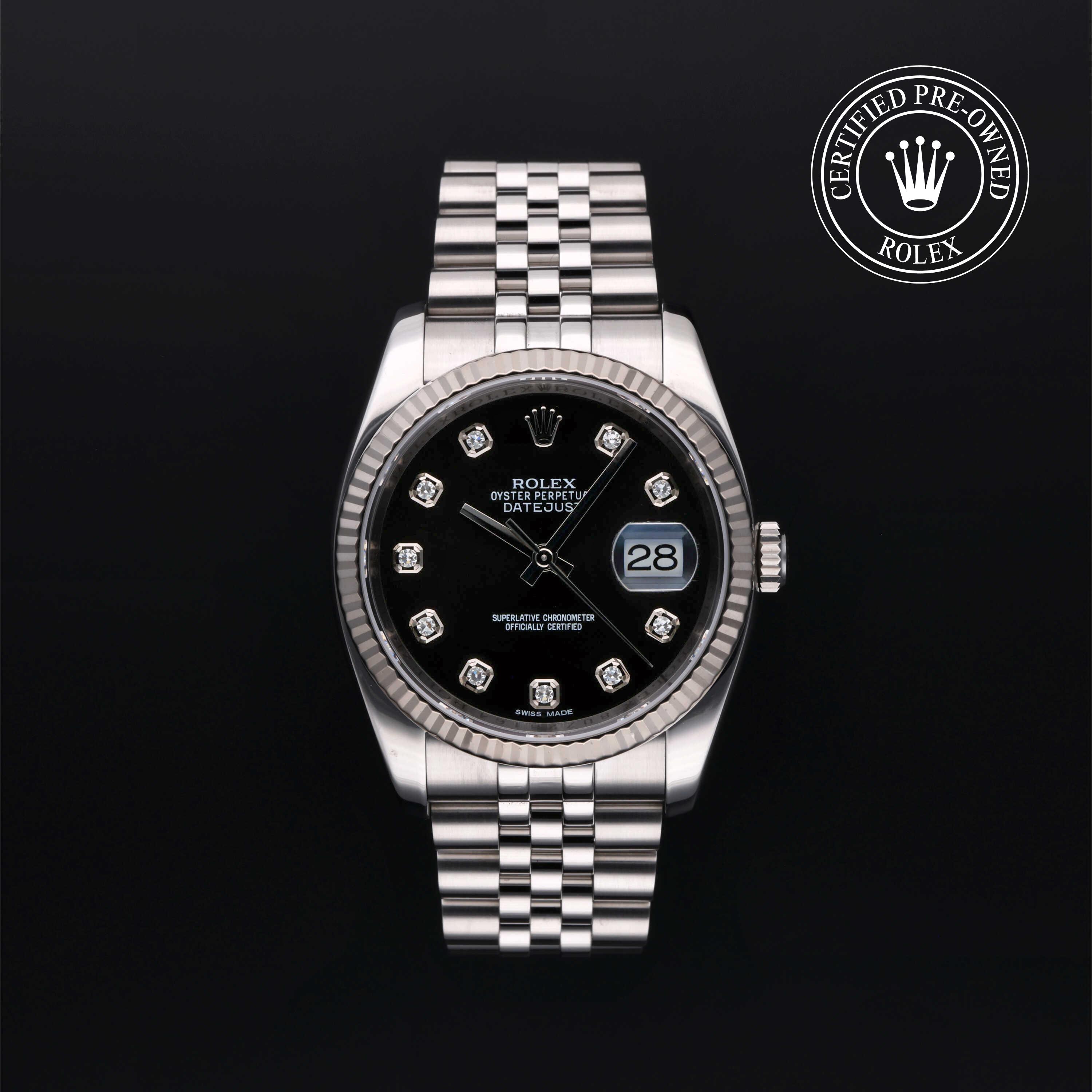 Rolex Datejust in Rolesor 18 Carat White M116234-0083 at Heller Jewelers