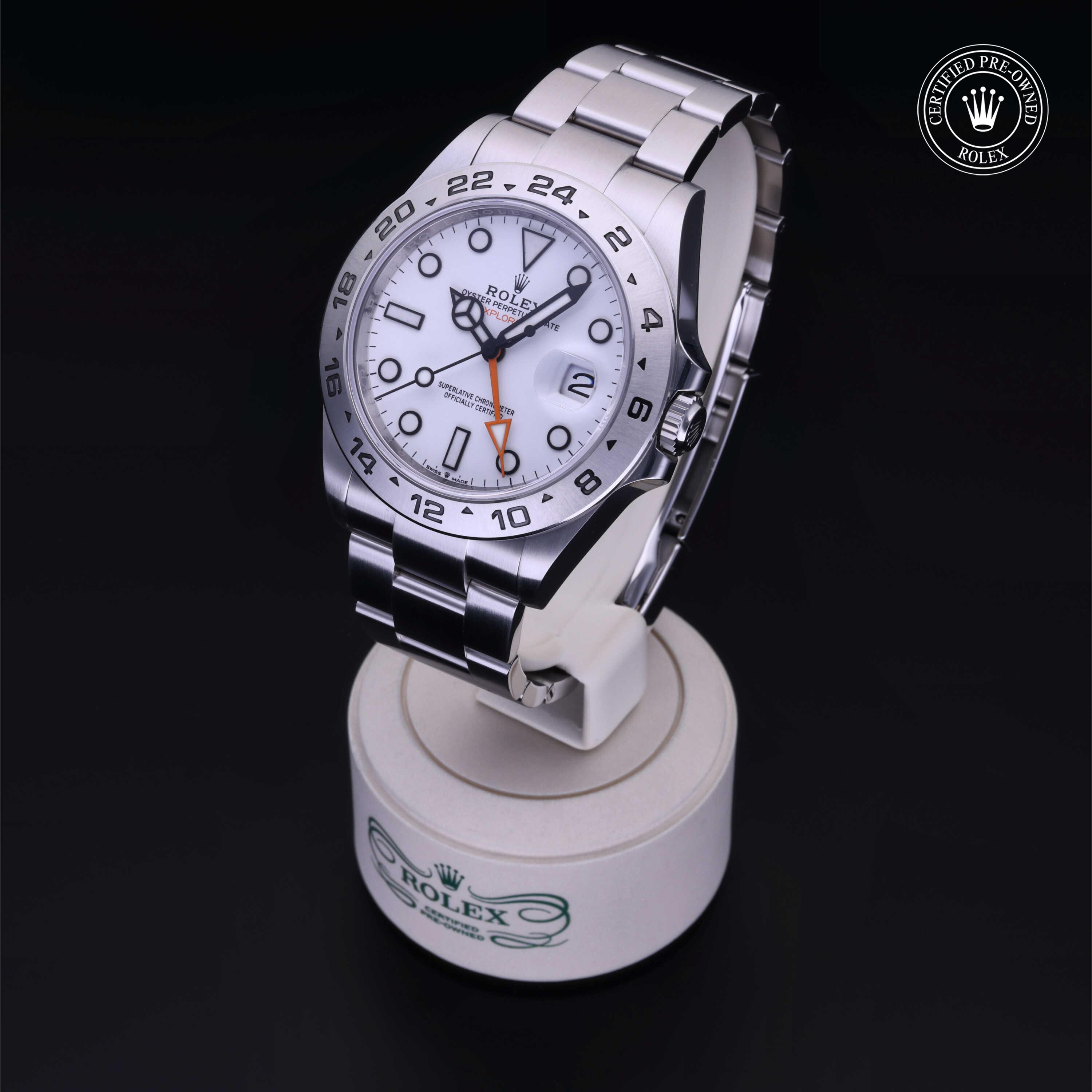 Rolex Explorer II in Steel M226570-0001 at Heller Jewelers