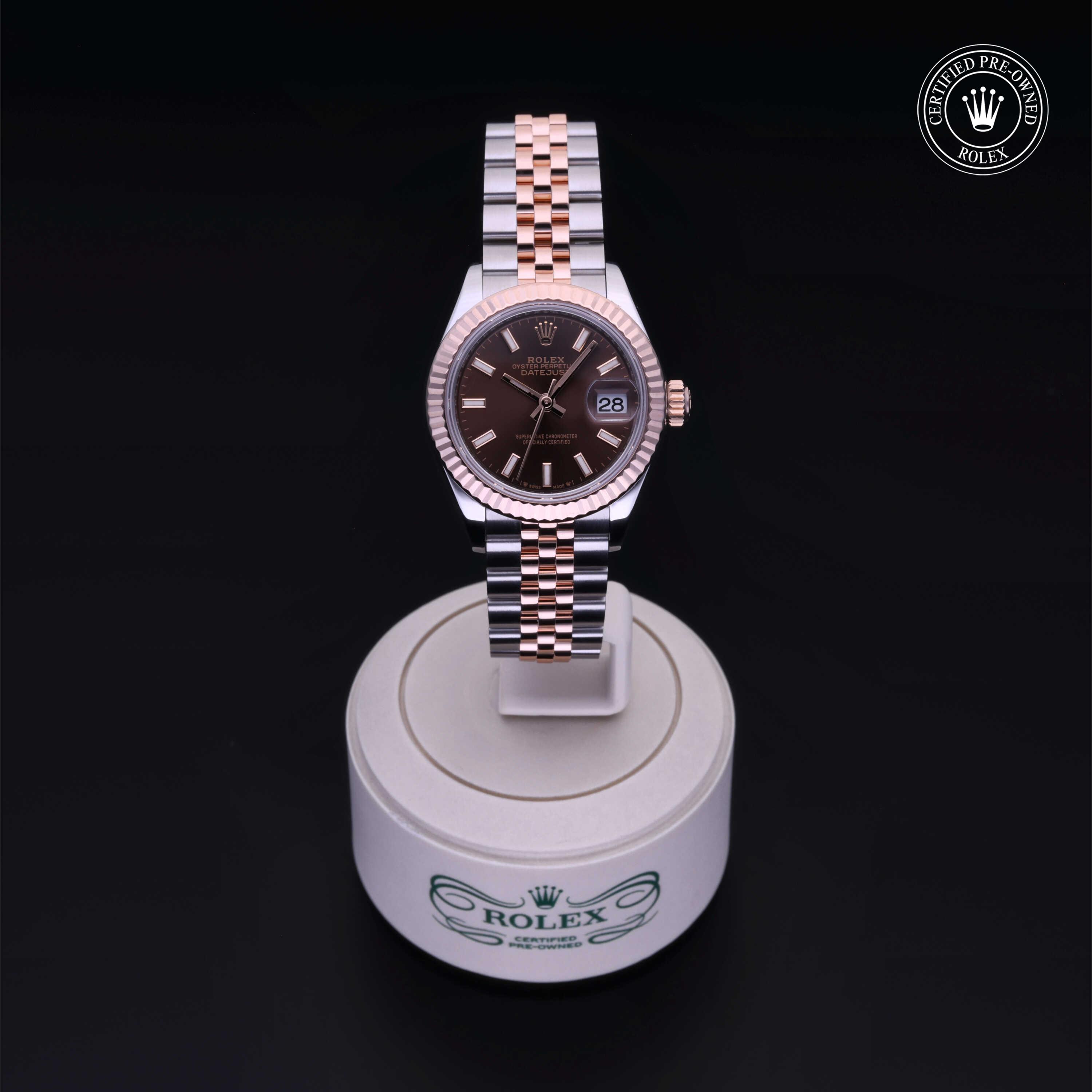Rolex Lady-Datejust in Rolesor 18 Carat Red M279171-0017 at Heller Jewelers