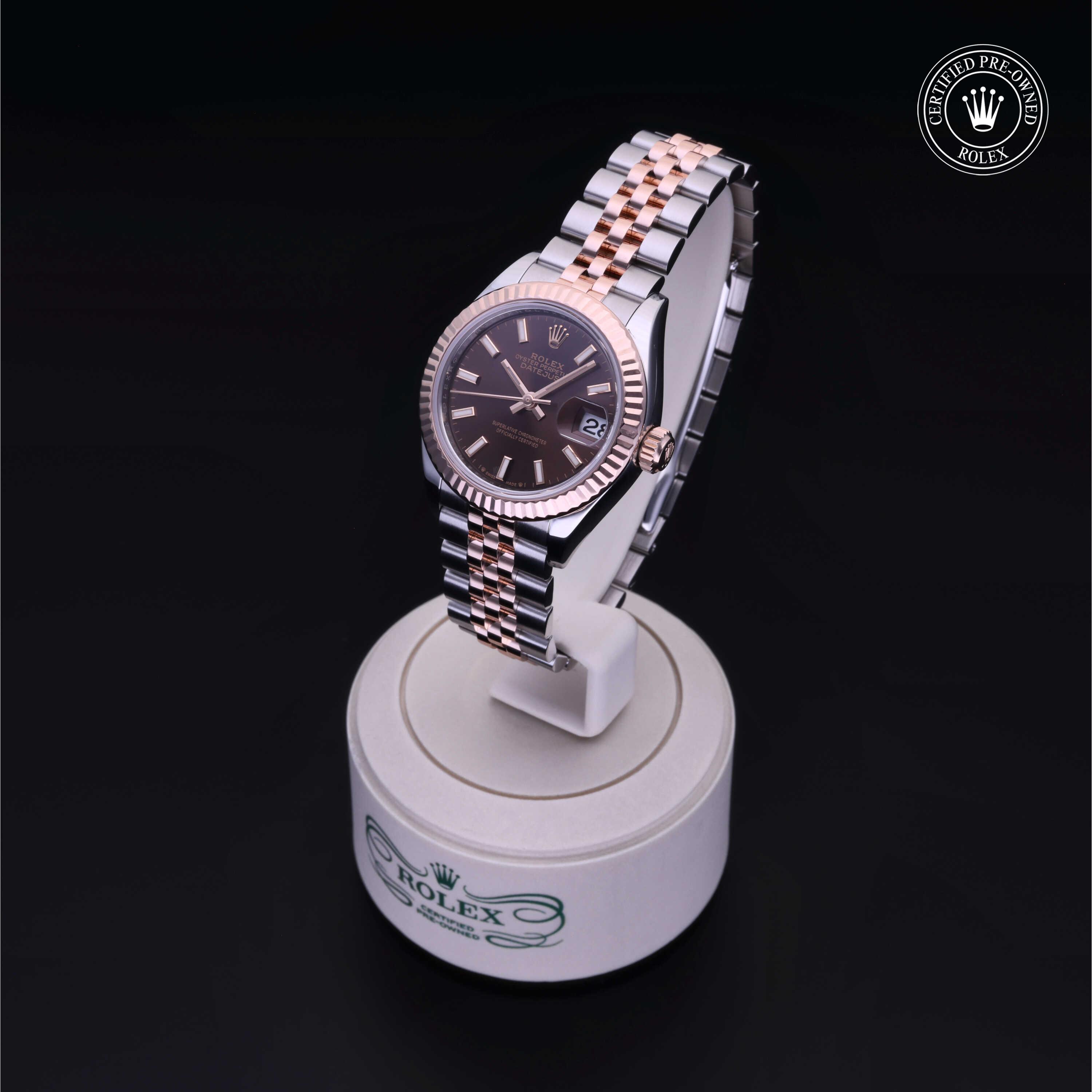 Rolex Lady-Datejust in Rolesor 18 Carat Red M279171-0017 at Heller Jewelers