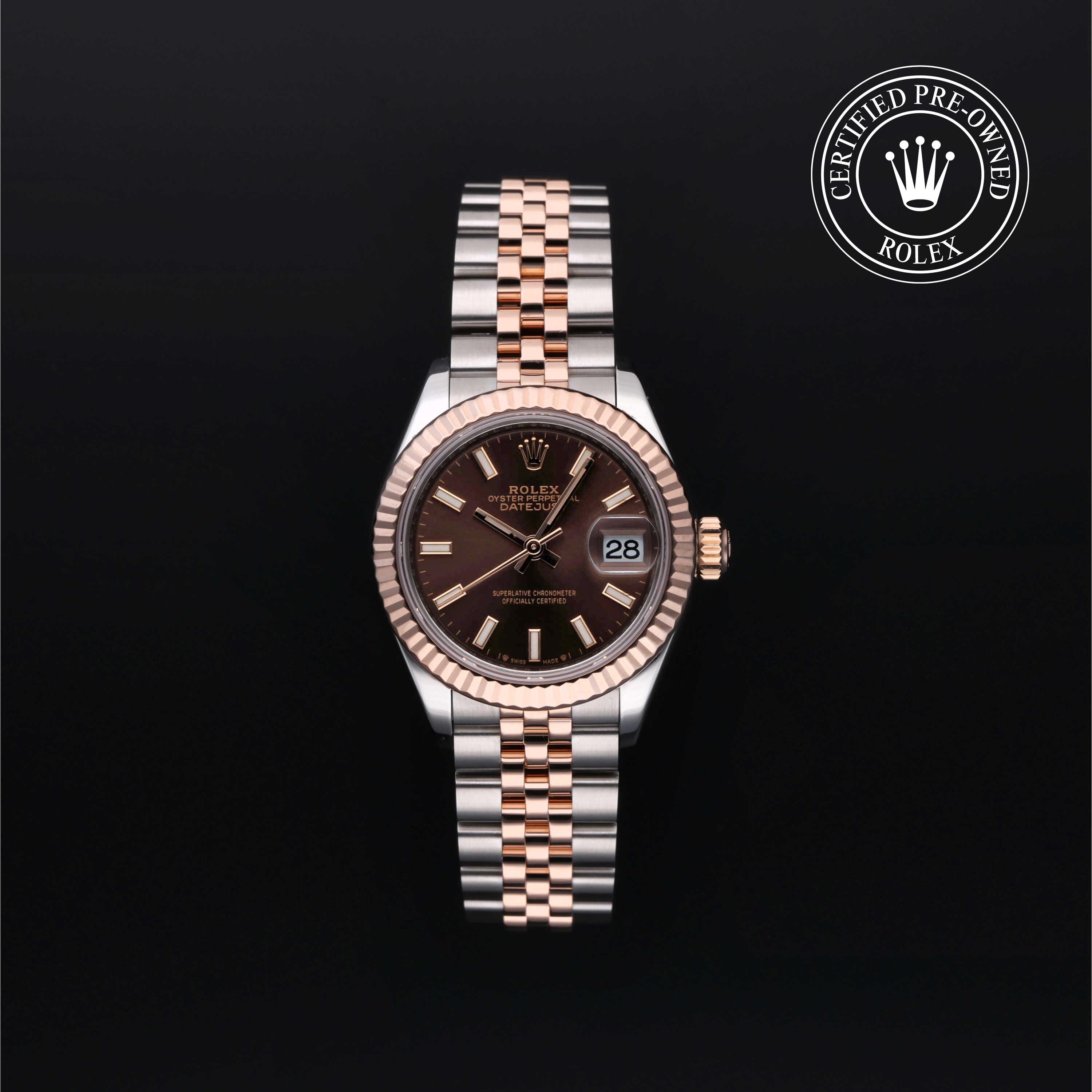 Rolex Lady-Datejust in Rolesor 18 Carat Red M279171-0017 at Heller Jewelers