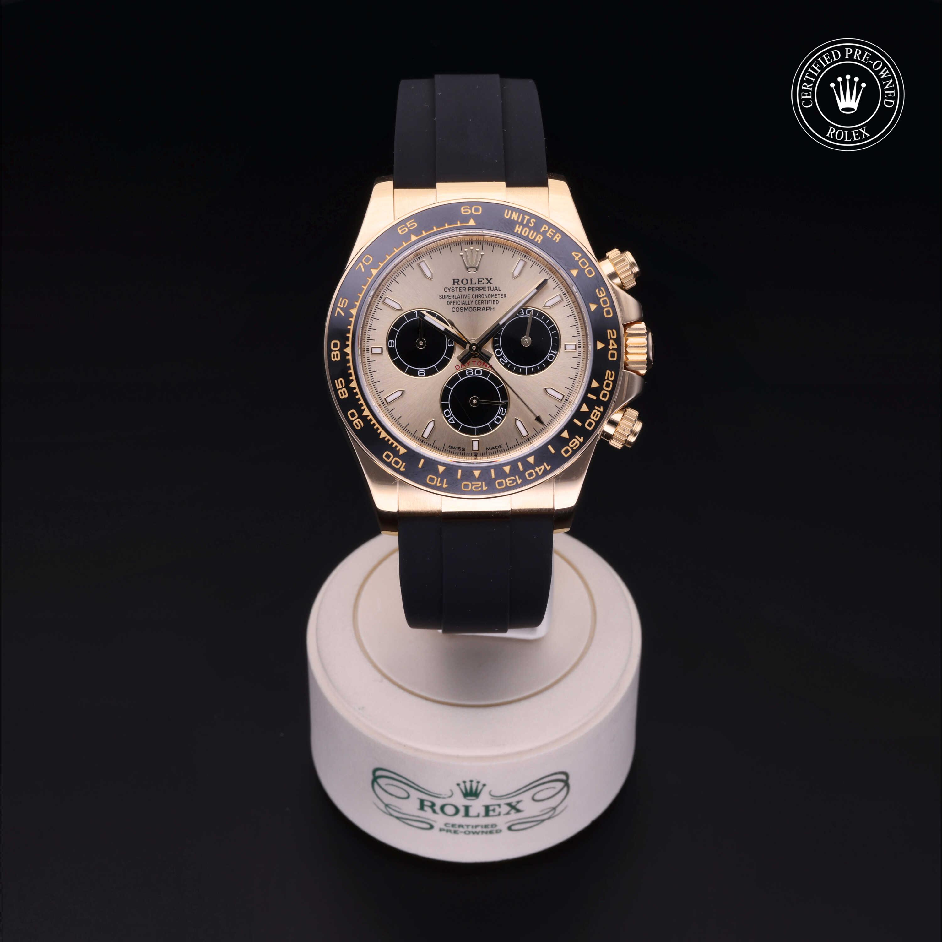 Rolex Cosmograph Daytona in Gold 18 Carat Yellow M126518LN-0011 at Heller Jewelers