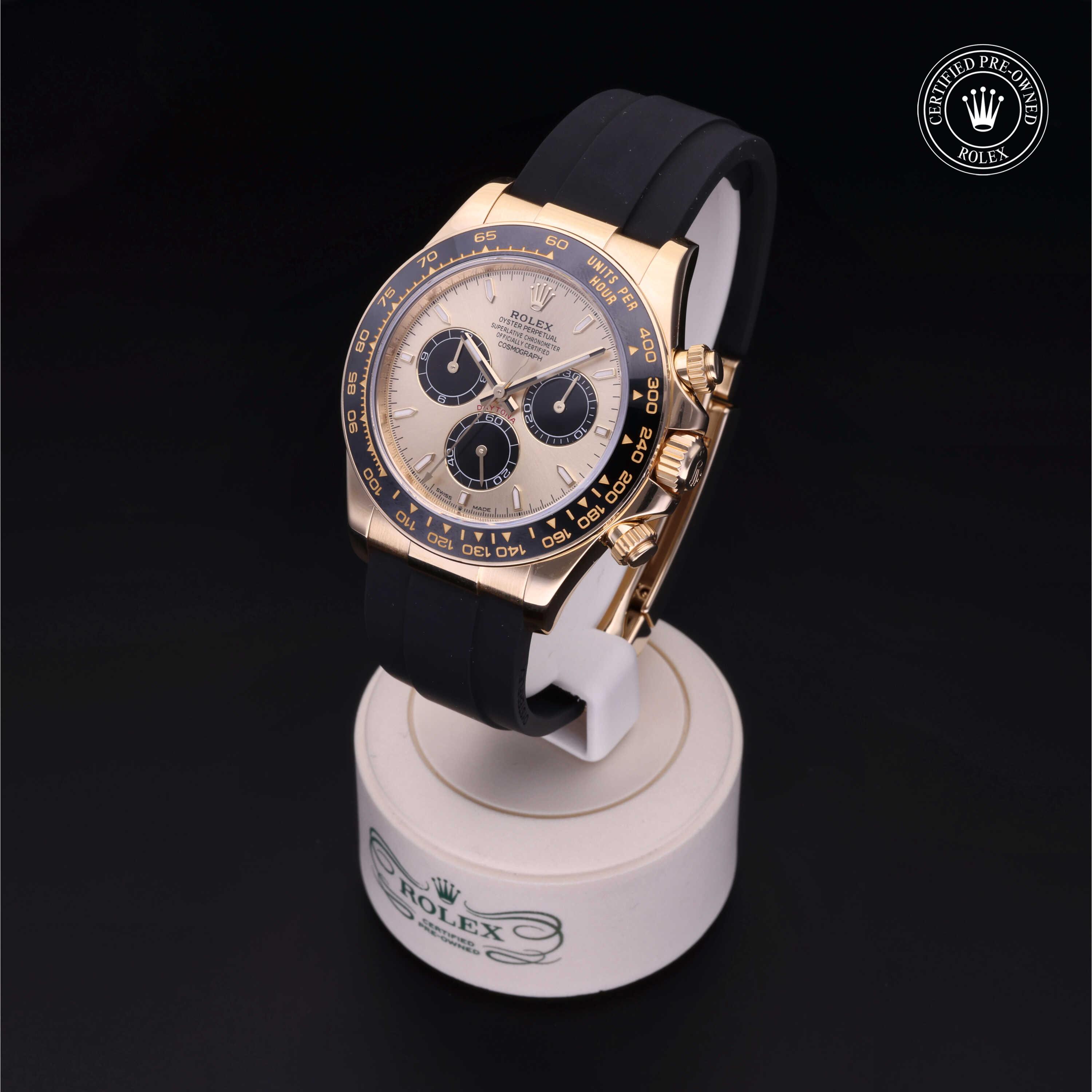 Rolex Cosmograph Daytona in Gold 18 Carat Yellow M126518LN-0011 at Heller Jewelers