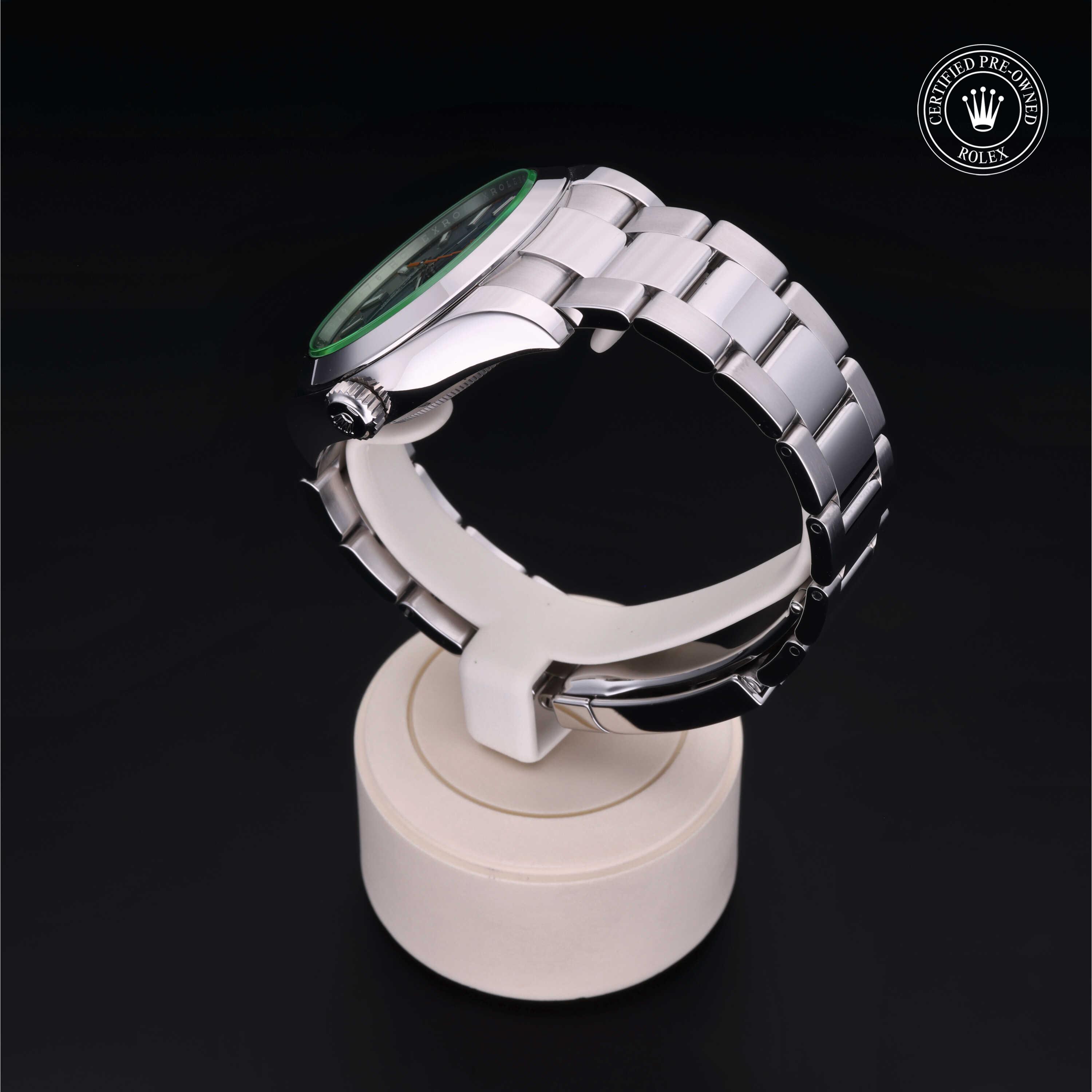 Rolex Milgauss in Steel M116400GV-0002 at Heller Jewelers