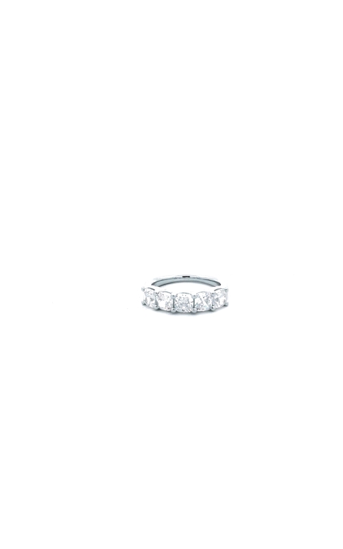 Platinum 5 Stone Wedding Band