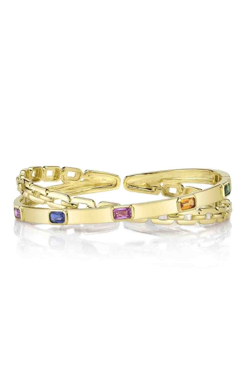Mixed Gemstone Bangle Bracelet