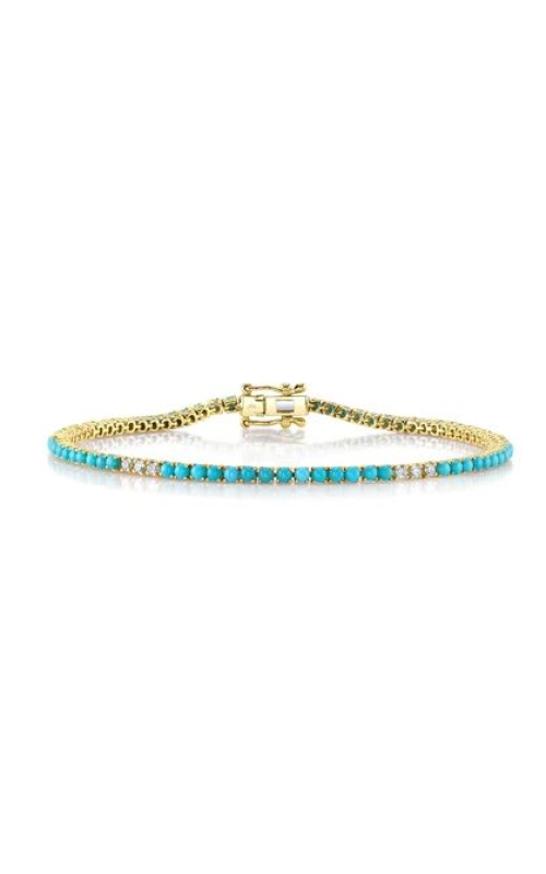 Turquoise & Diamond Bracelet