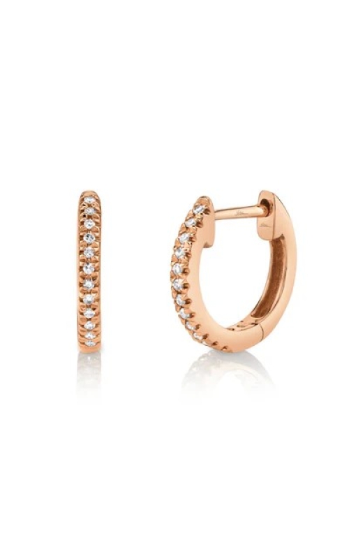 Diamond Huggie Earrings